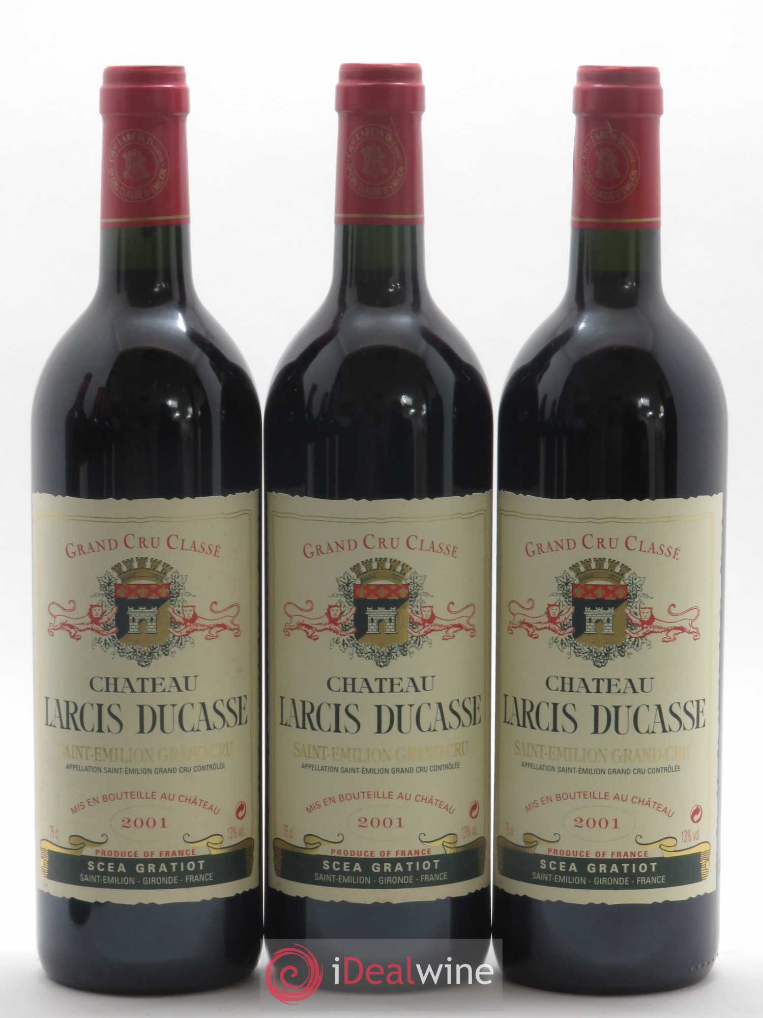 Château Larcis Ducasse 1er Grand Cru Classé B 2001 - Lot de 12 bouteilles - 3