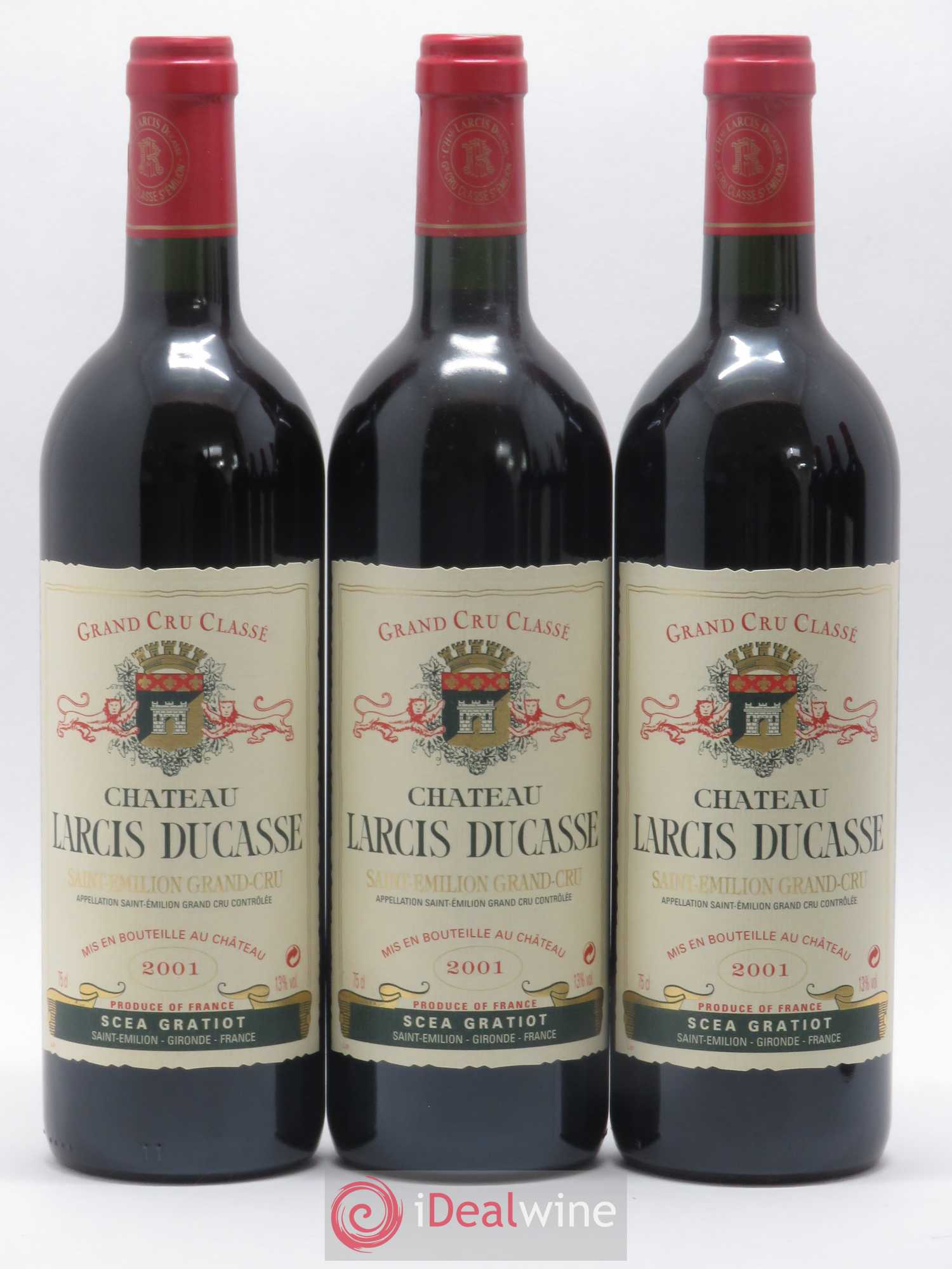 Château Larcis Ducasse 1er Grand Cru Classé B 2001 - Lot de 12 bouteilles - 4