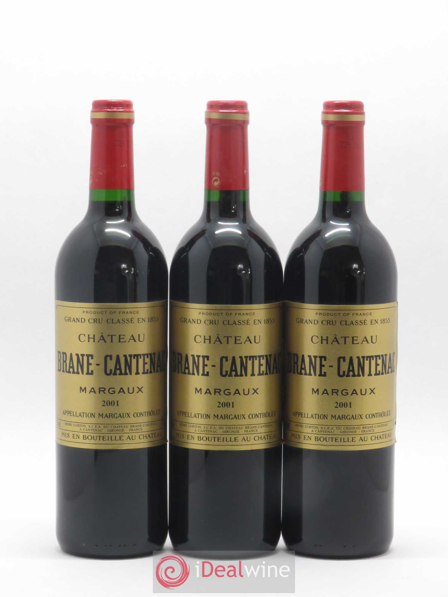 Château Brane Cantenac 2ème Grand Cru Classé 2001 - Lot de 12 bouteilles - 4