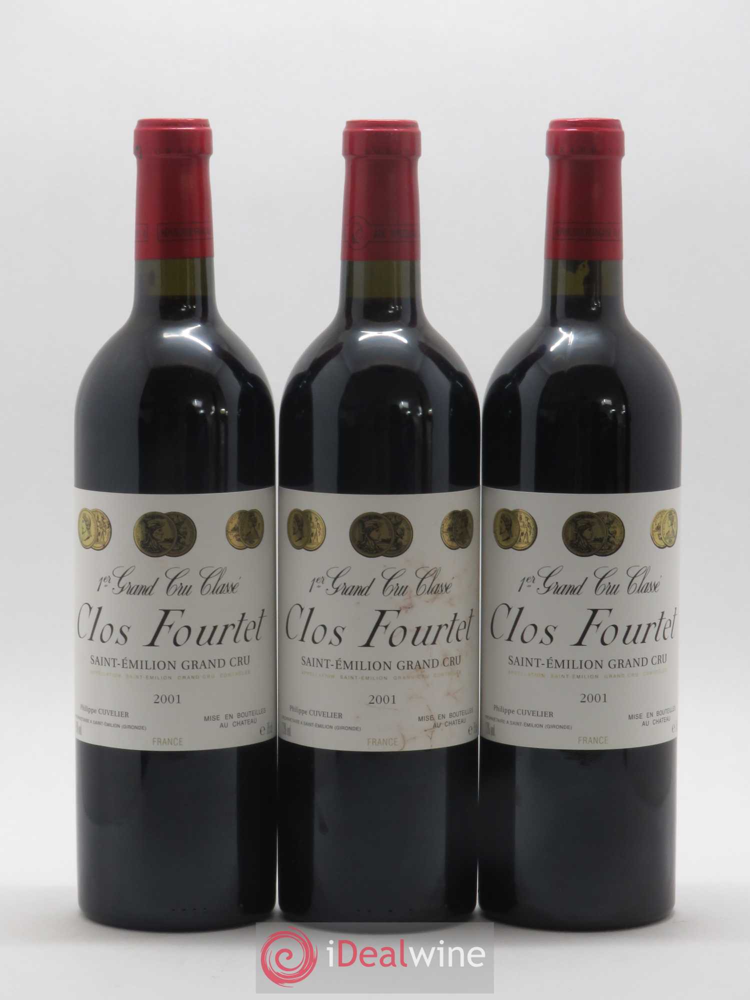 Clos Fourtet 1er Grand Cru Classé B 2001 - Lot de 12 bouteilles - 2