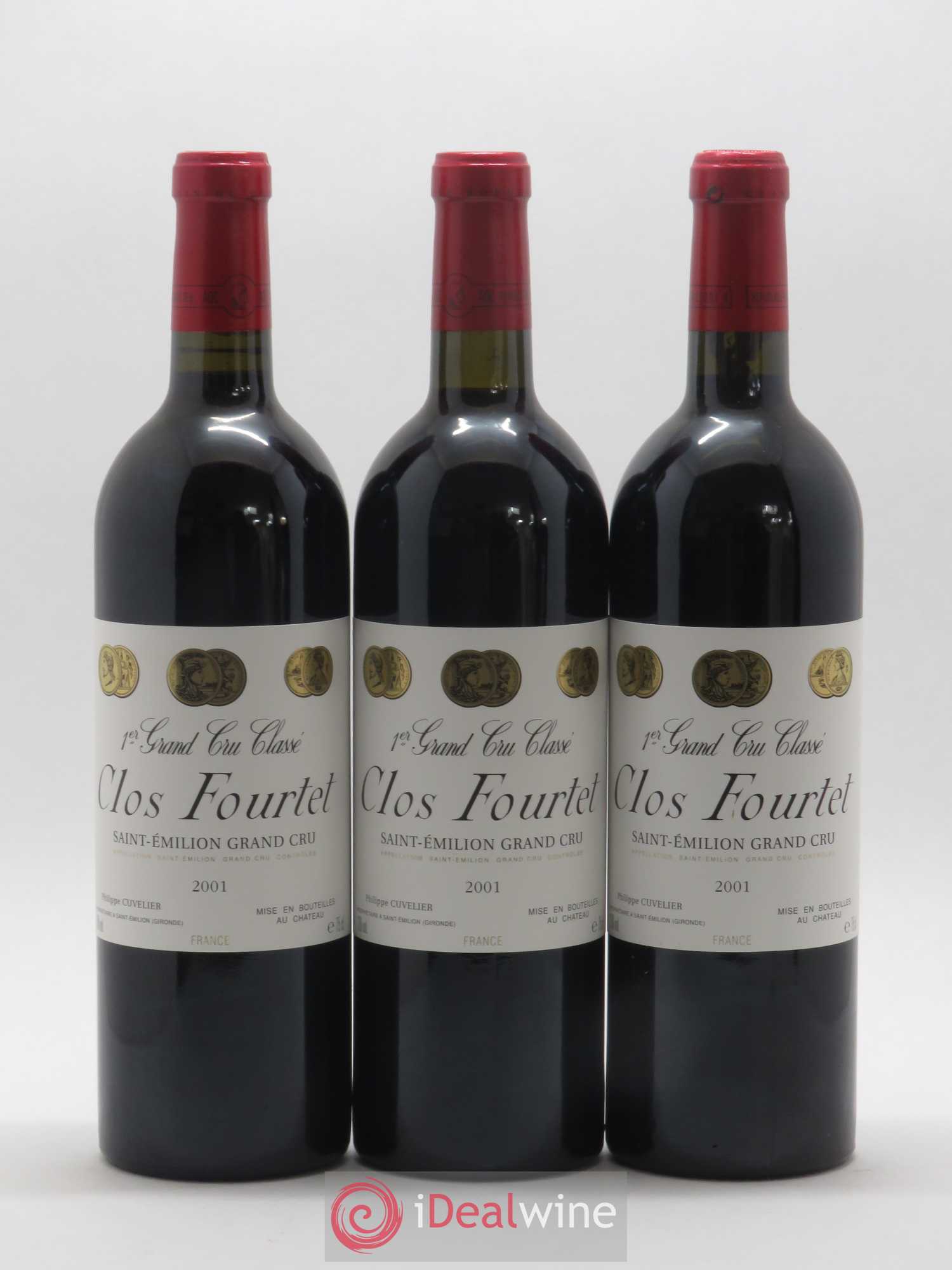 Clos Fourtet 1er Grand Cru Classé B 2001 - Lot de 12 bouteilles - 4