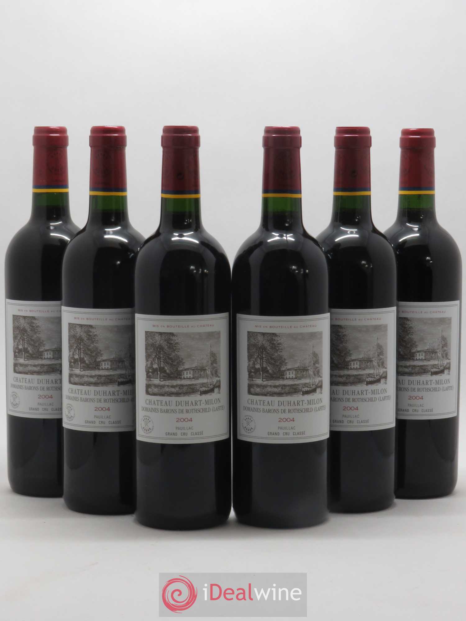 Château Duhart-Milon 4ème Grand Cru Classé 2004 - Lot de 6 bouteilles - 0