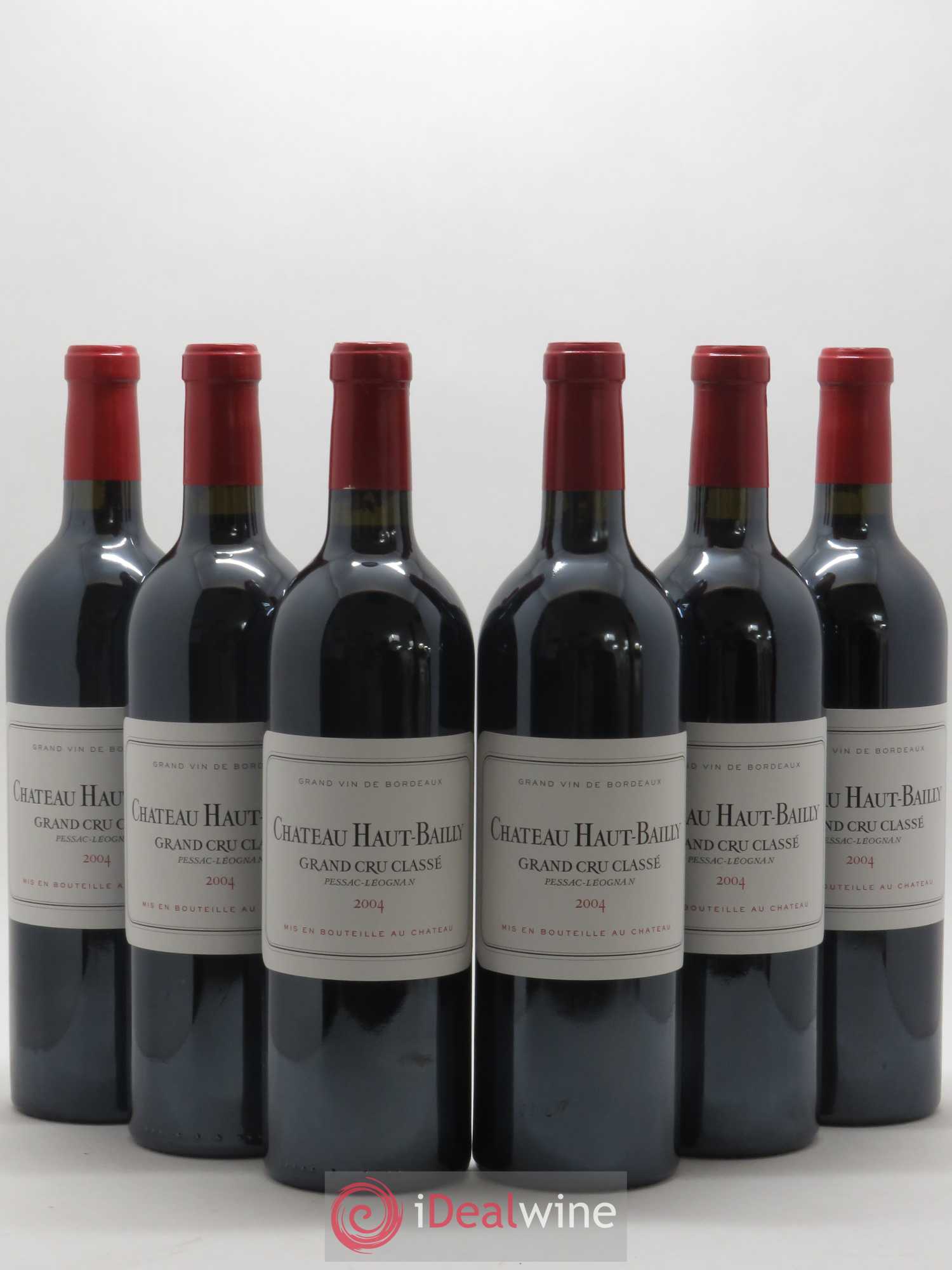 Château Haut-Bailly Cru Classé de Graves 2004 - Lot de 6 bouteilles - 0