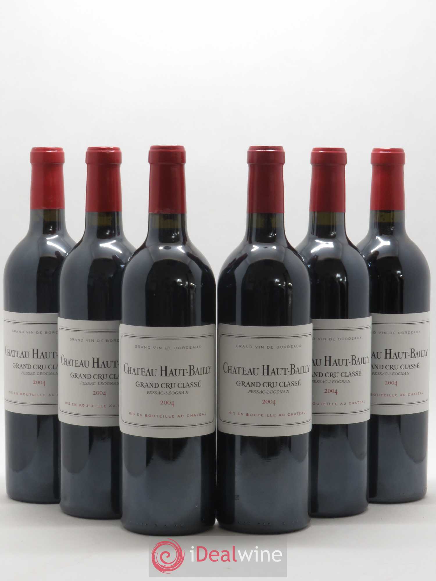Château Haut-Bailly Cru Classé de Graves 2004 - Lot de 6 bouteilles - 0