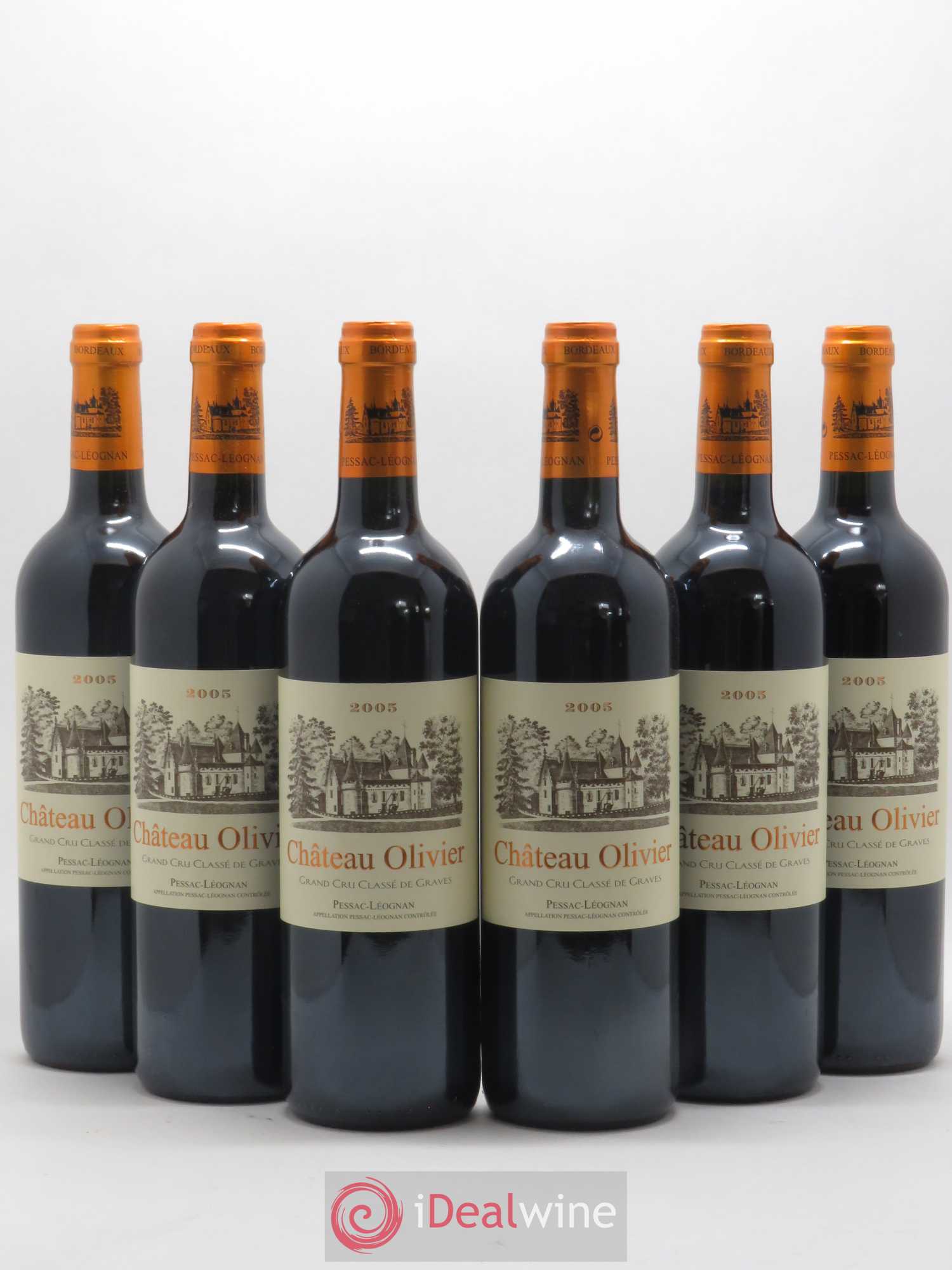Château Olivier Cru Classé de Graves 2005 - Lot de 6 bouteilles - 0