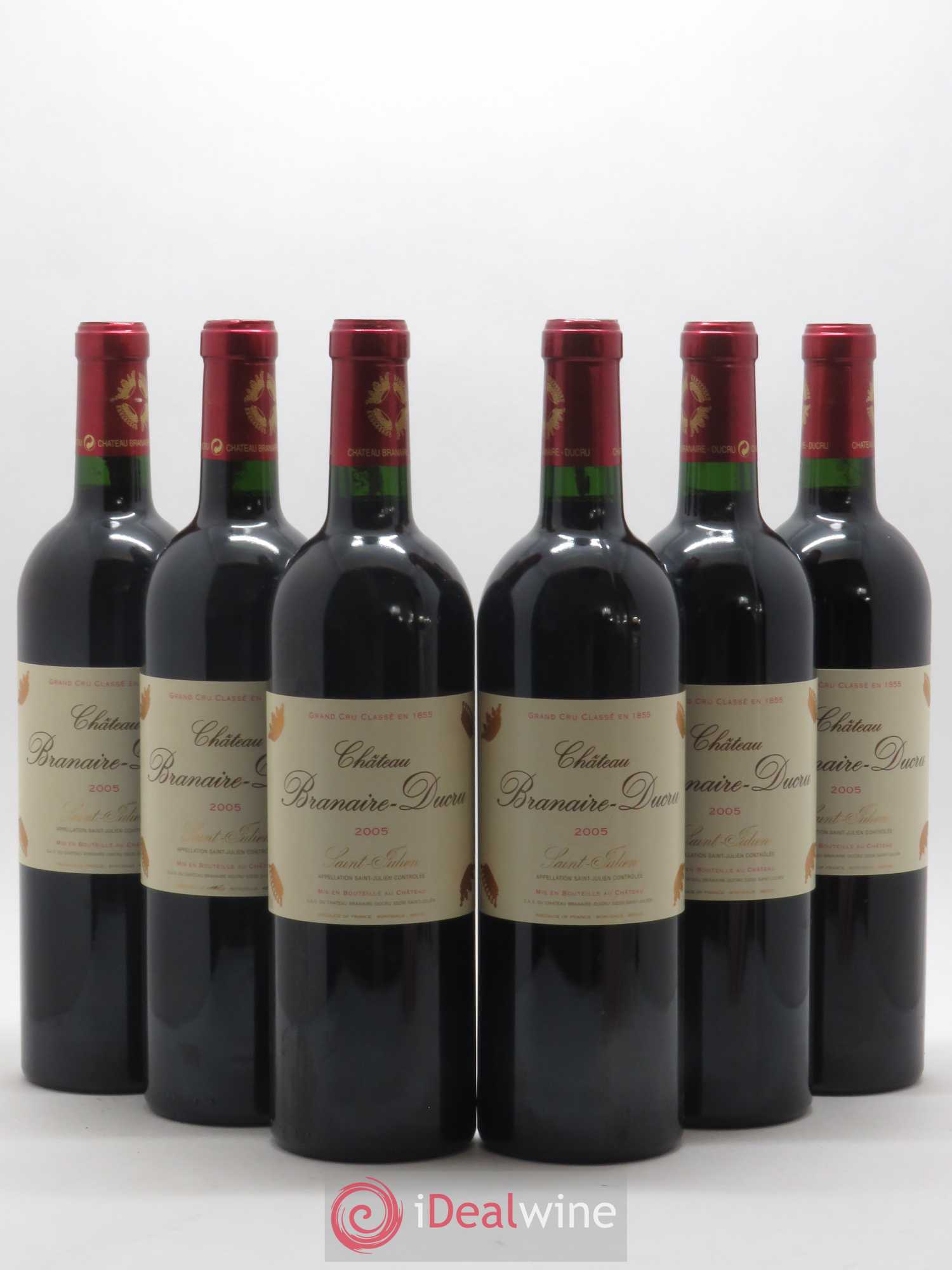 Château Branaire Ducru 4ème Grand Cru Classé 2005 - Lot de 6 bouteilles - 0