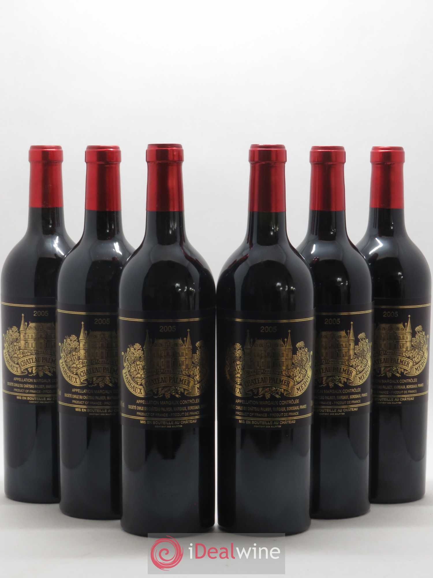 Château Palmer 3ème Grand Cru Classé 2005 - Lot de 6 bouteilles - 0