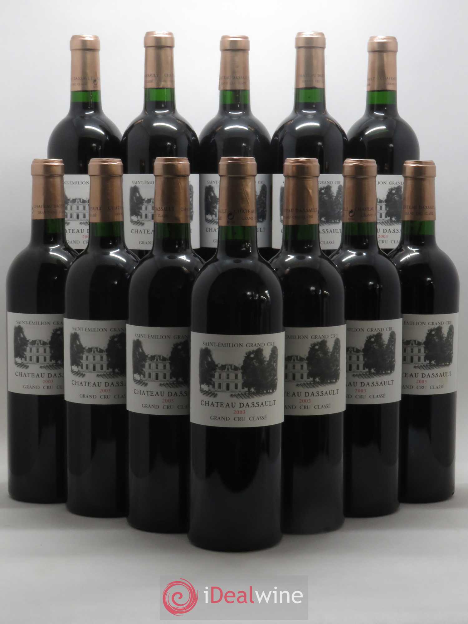 Château Dassault Grand Cru Classé 2003 - Lot de 12 bouteilles - 0