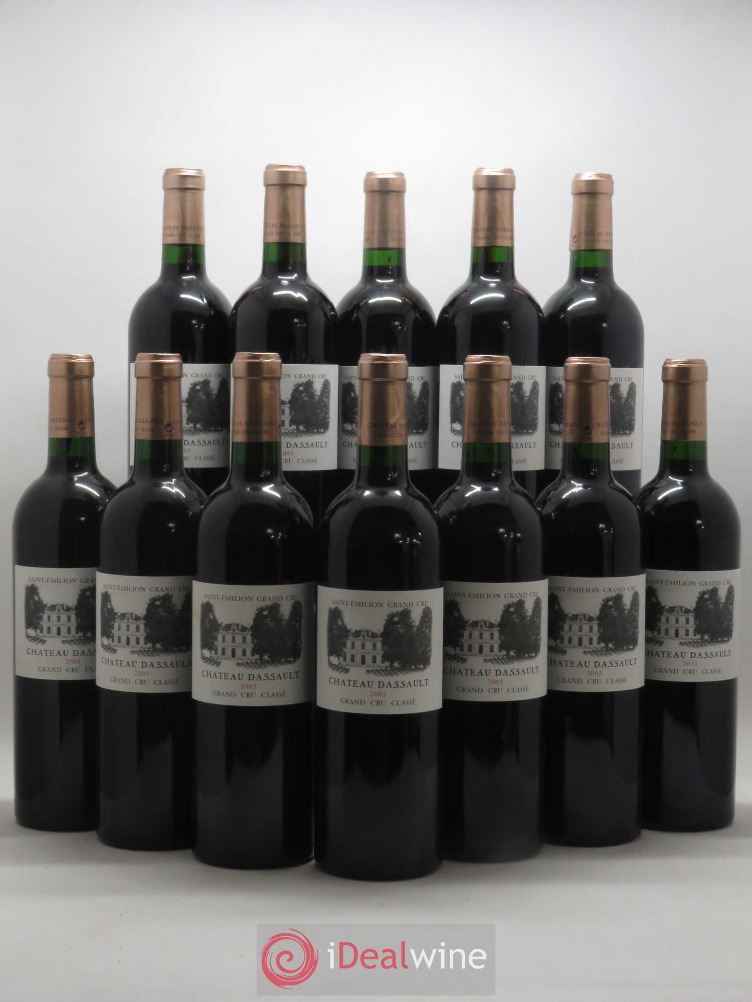 Château Dassault Grand Cru Classé 2003 - Lot de 12 bouteilles - 0