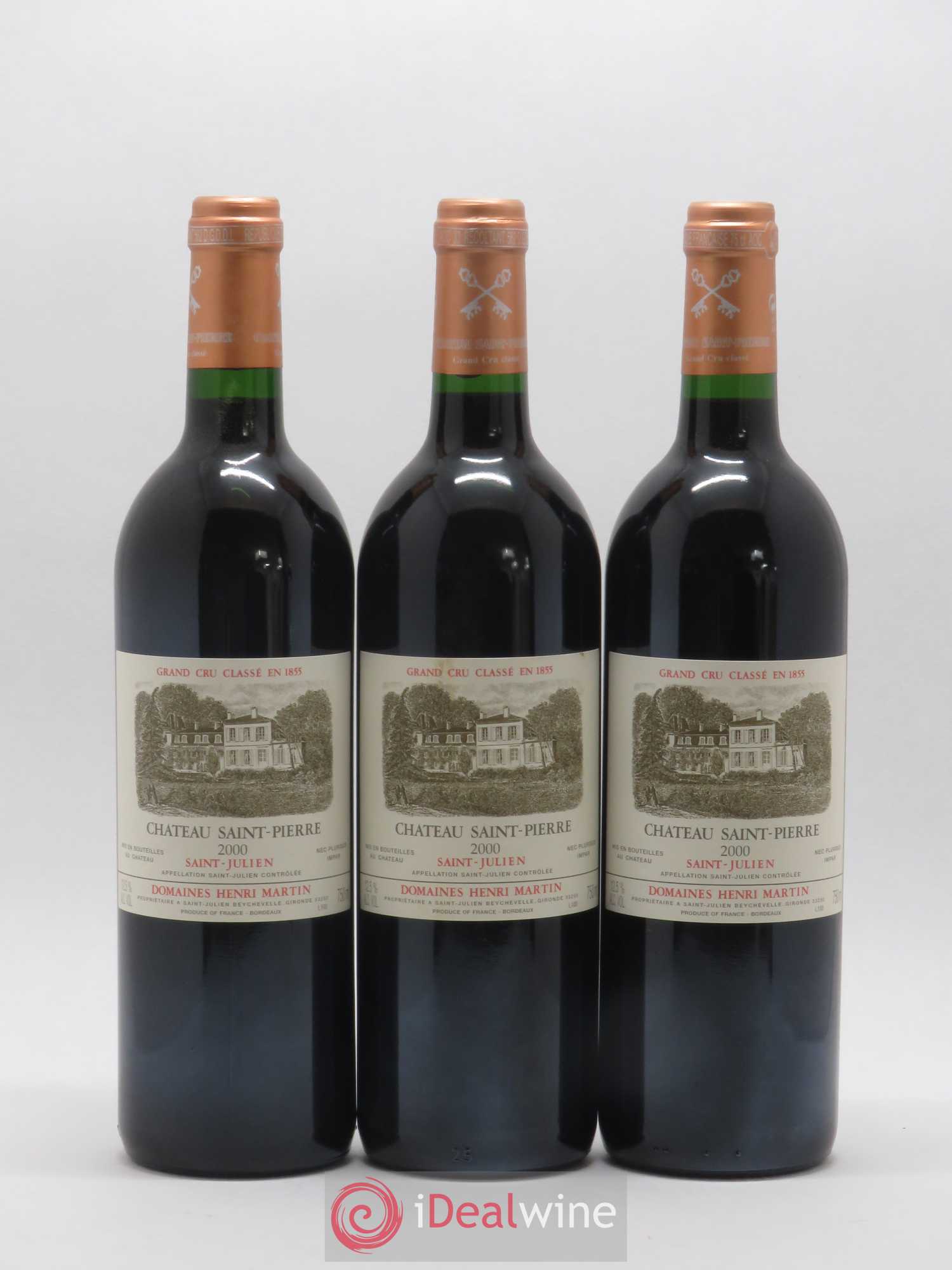Château Saint-Pierre 4ème Grand Cru Classé 2000 - Lot de 12 bouteilles - 3