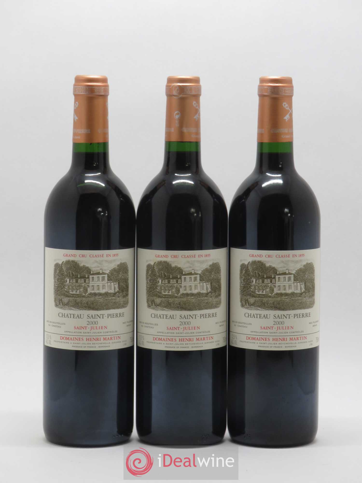 Château Saint-Pierre 4ème Grand Cru Classé 2000 - Lot de 12 bouteilles - 4