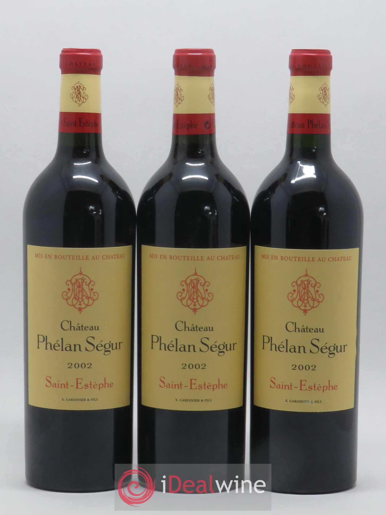 Château Phélan Ségur 2002 - Lot de 12 bouteilles - 2