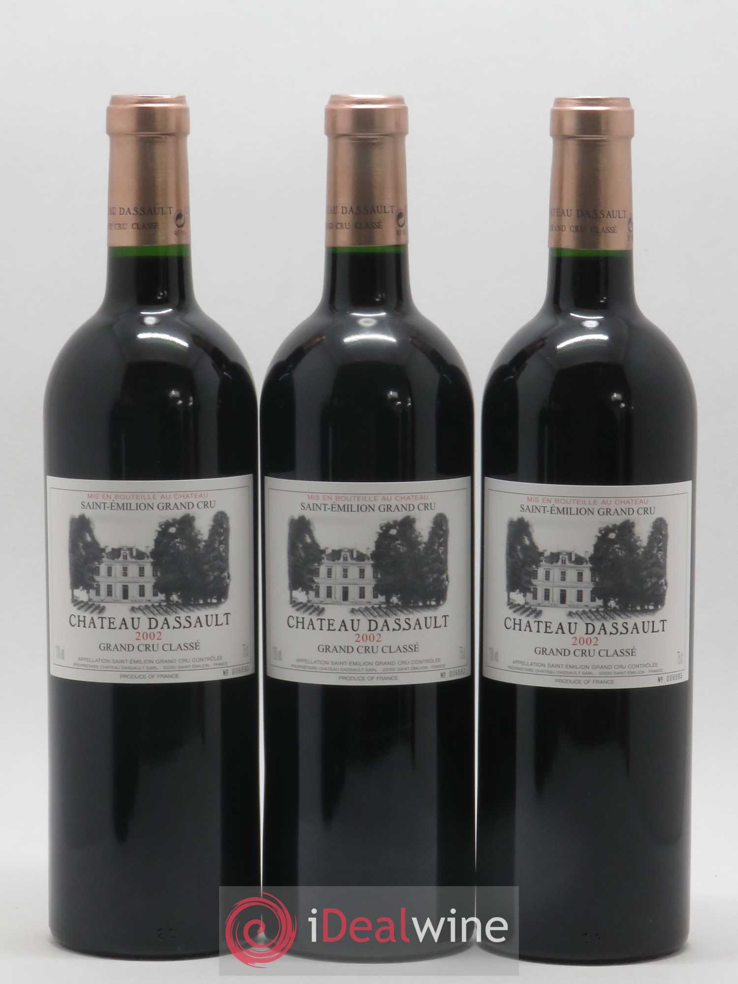 Château Dassault Grand Cru Classé 2002 - Lot de 12 bouteilles - 1