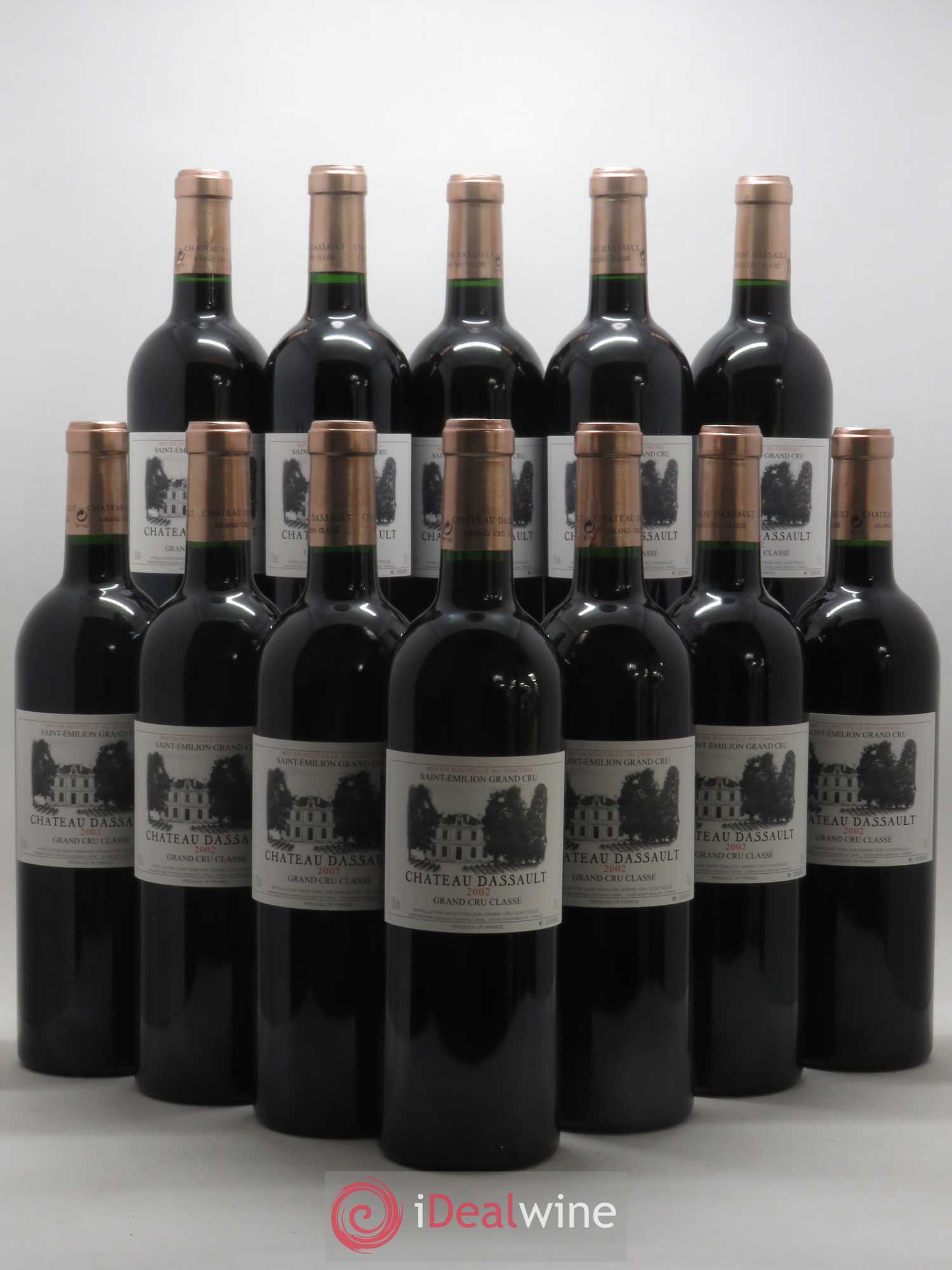 Château Dassault Grand Cru Classé 2002 - Lot de 12 bouteilles - 0