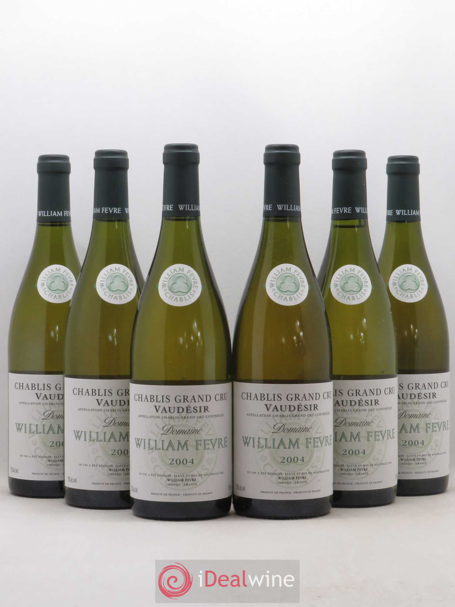 Chablis Grand Cru Vaudésir William Fèvre 2004 - Lot de 6 bouteilles - 0