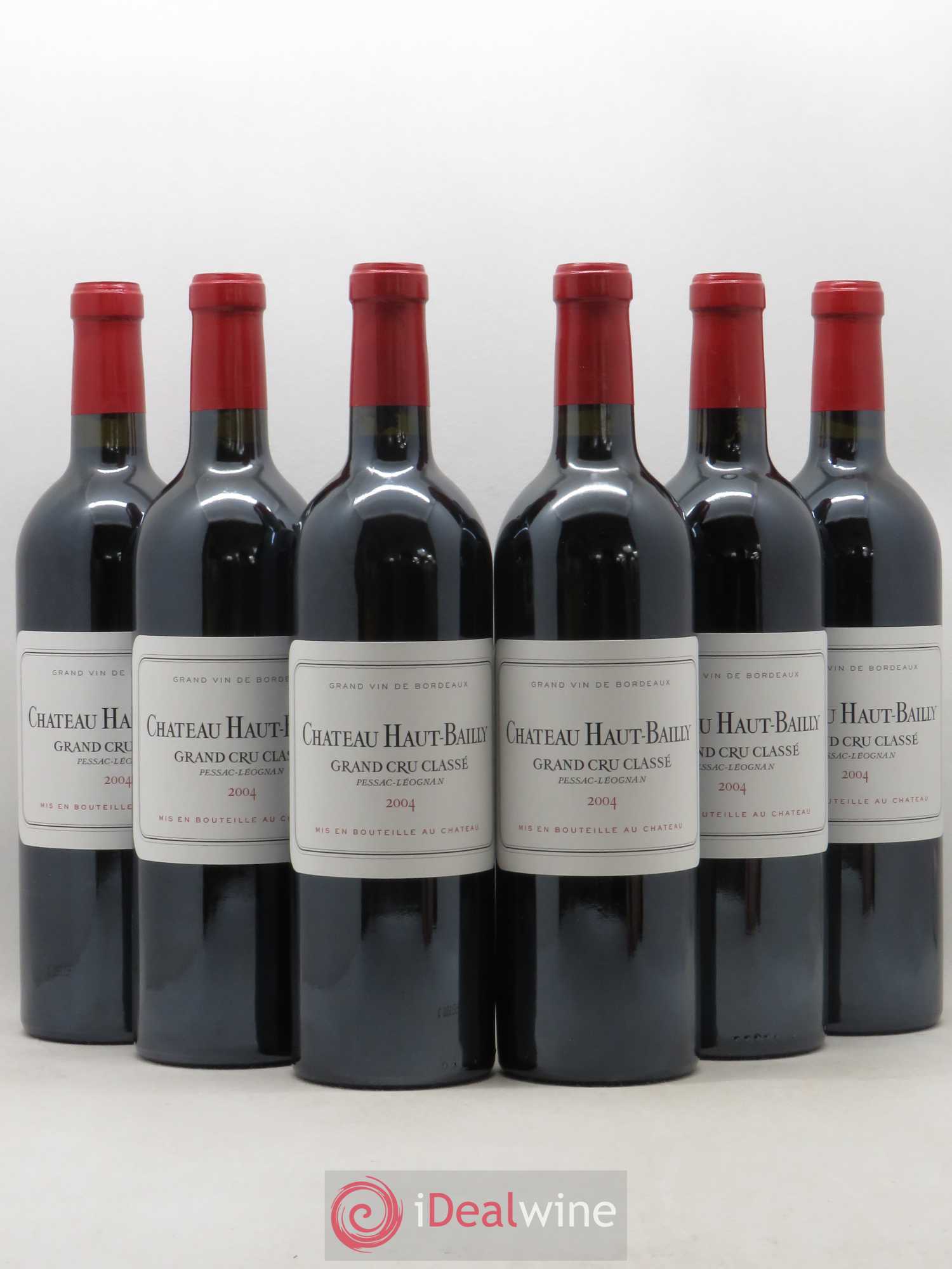 Château Haut-Bailly Cru Classé de Graves 2004 - Posten von 6 Flaschen - 0