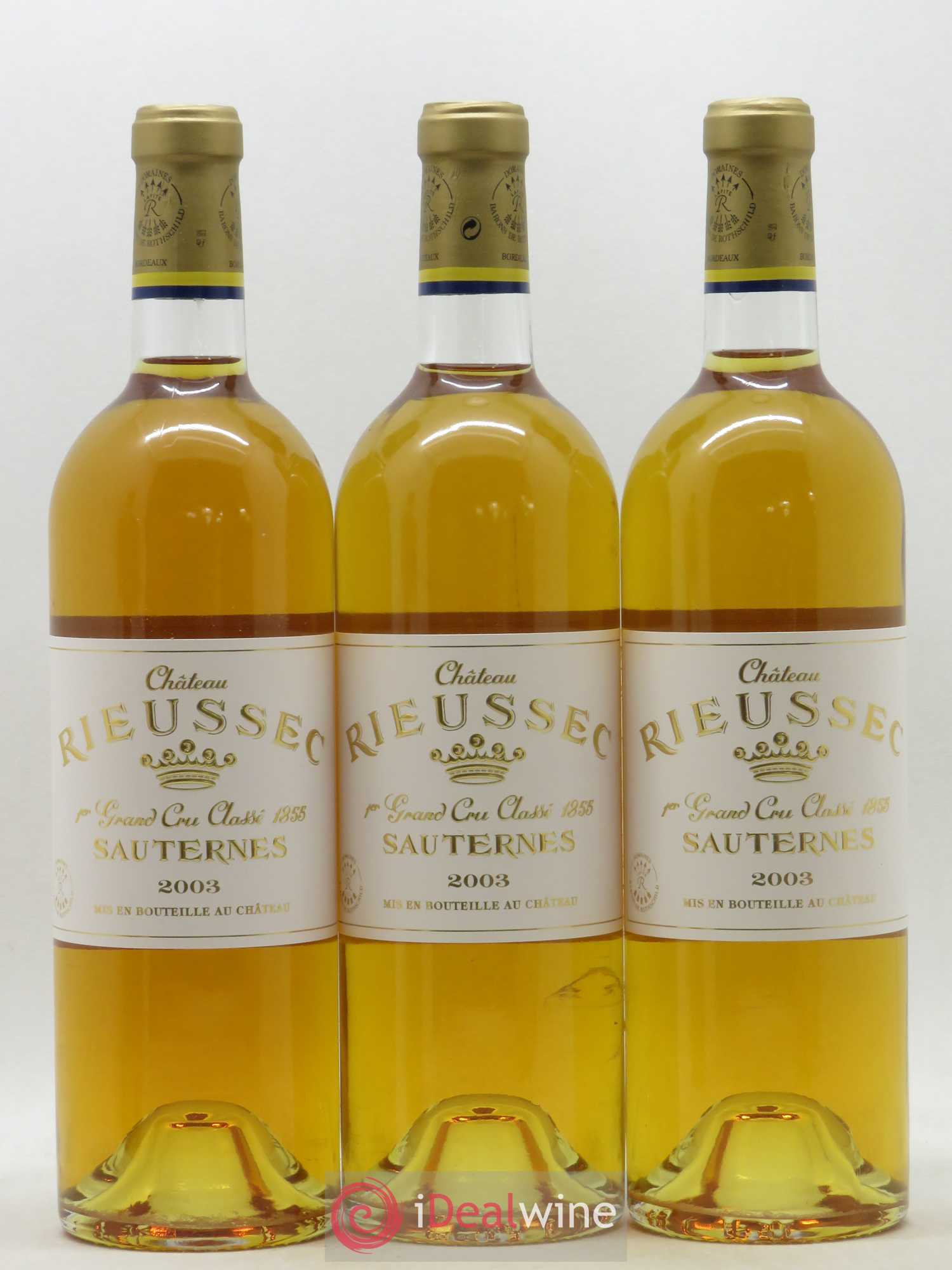Château Rieussec 1er Grand Cru Classé 2003 - Lotto di 12 bottiglie - 1