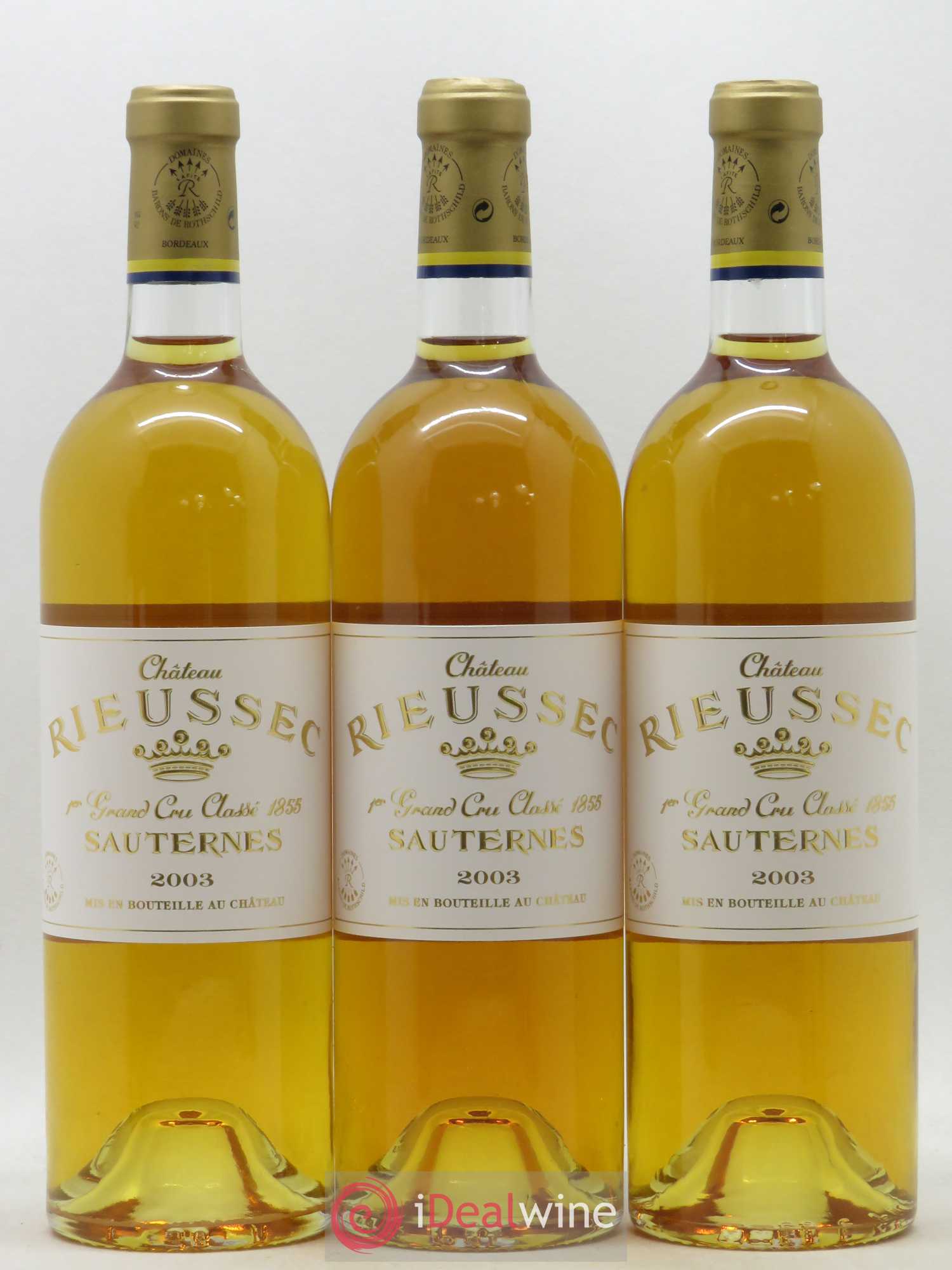 Château Rieussec 1er Grand Cru Classé 2003 - Lotto di 12 bottiglie - 4