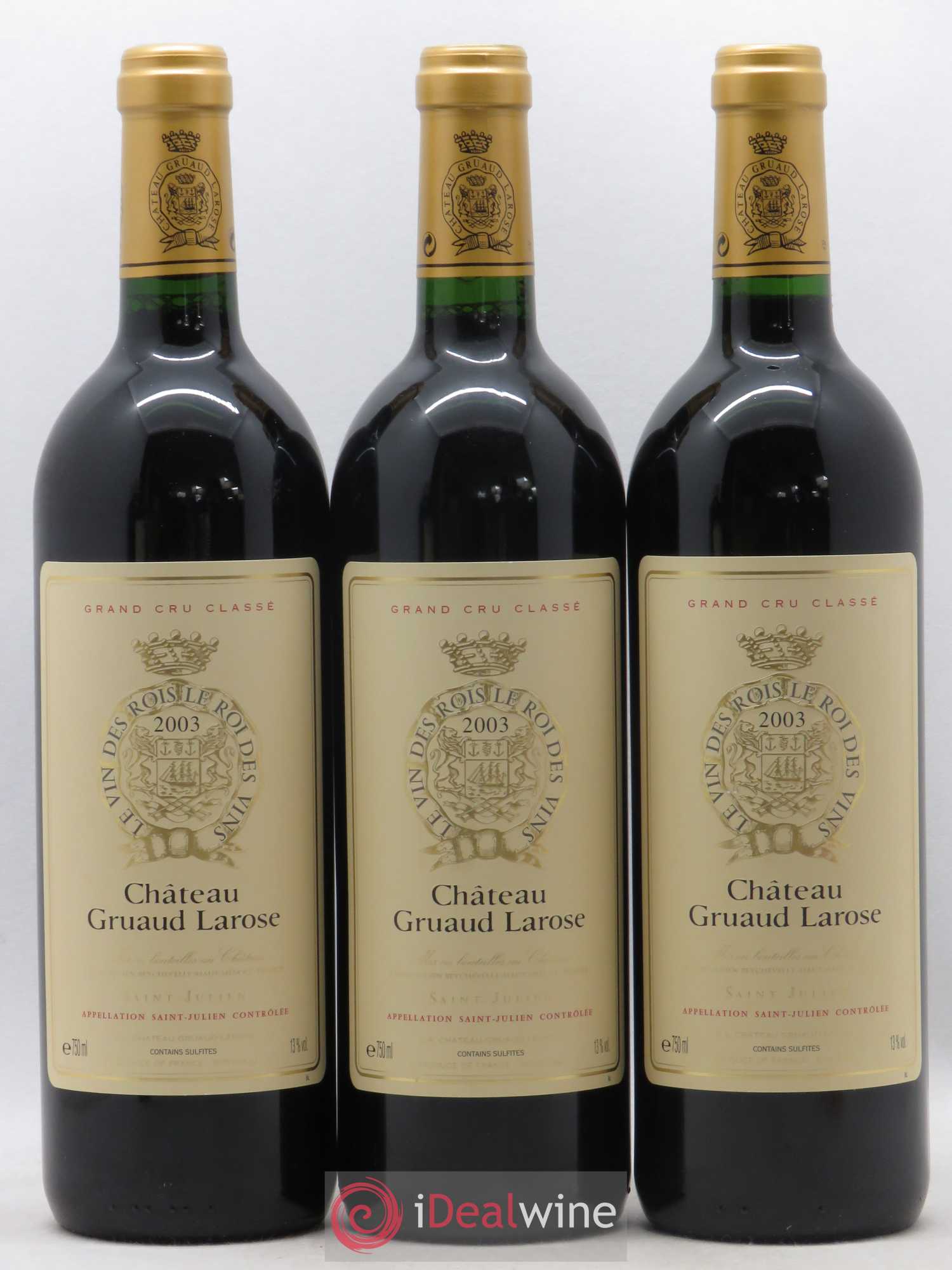Château Gruaud Larose 2ème Grand Cru Classé 2003 - Lot de 12 bouteilles - 1