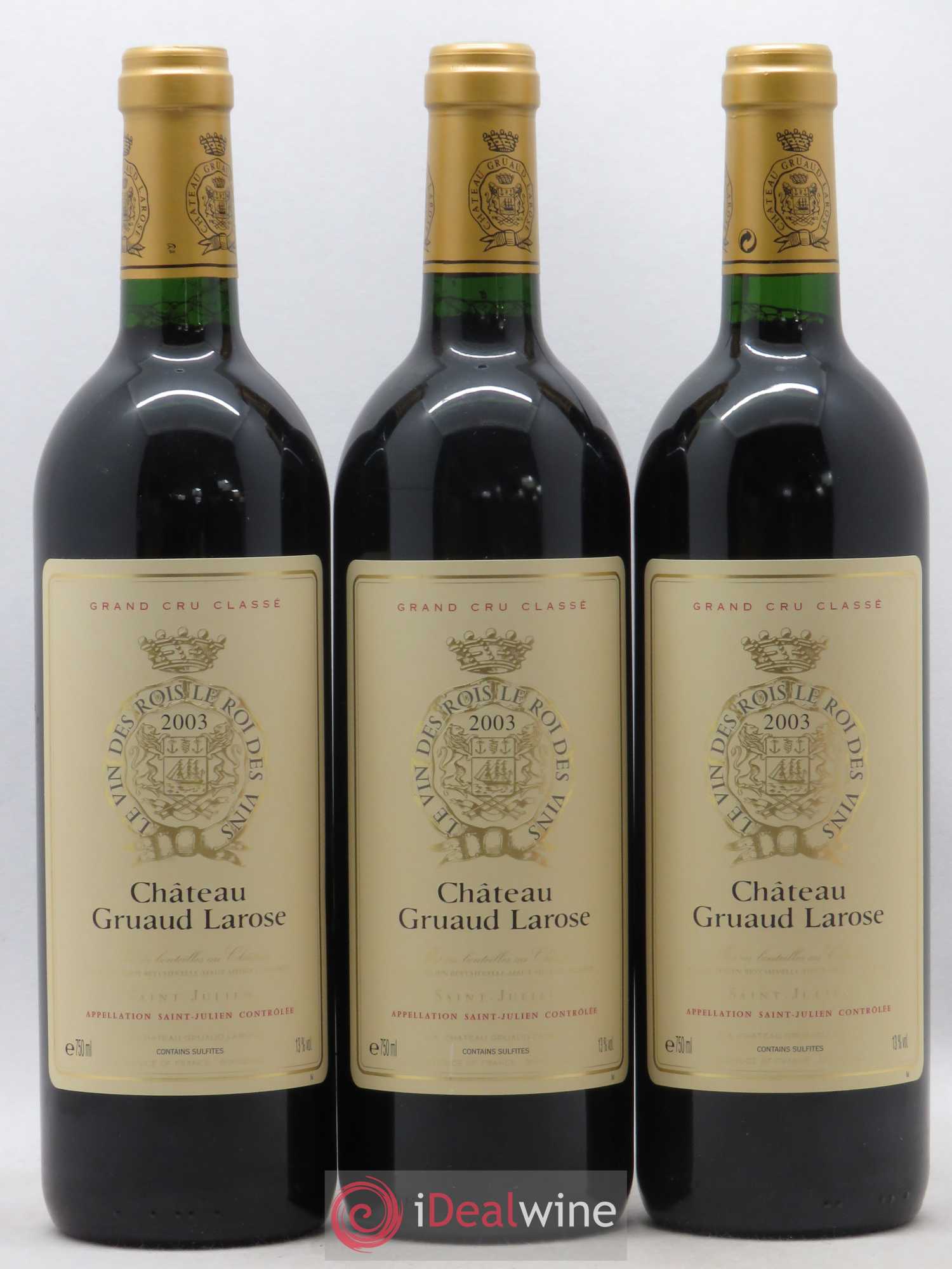Château Gruaud Larose 2ème Grand Cru Classé 2003 - Lot de 12 bouteilles - 2