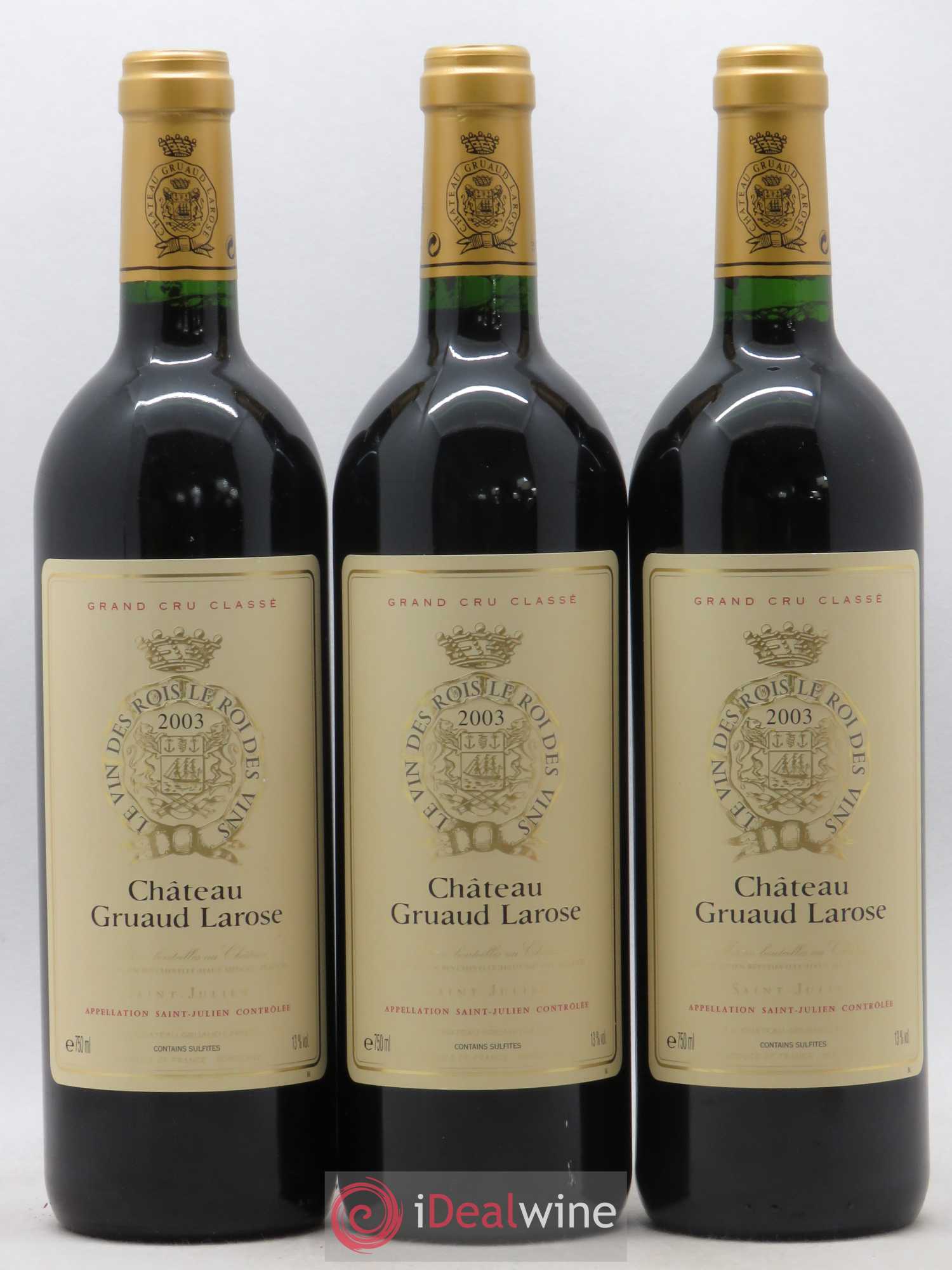 Château Gruaud Larose 2ème Grand Cru Classé 2003 - Lot de 12 bouteilles - 3