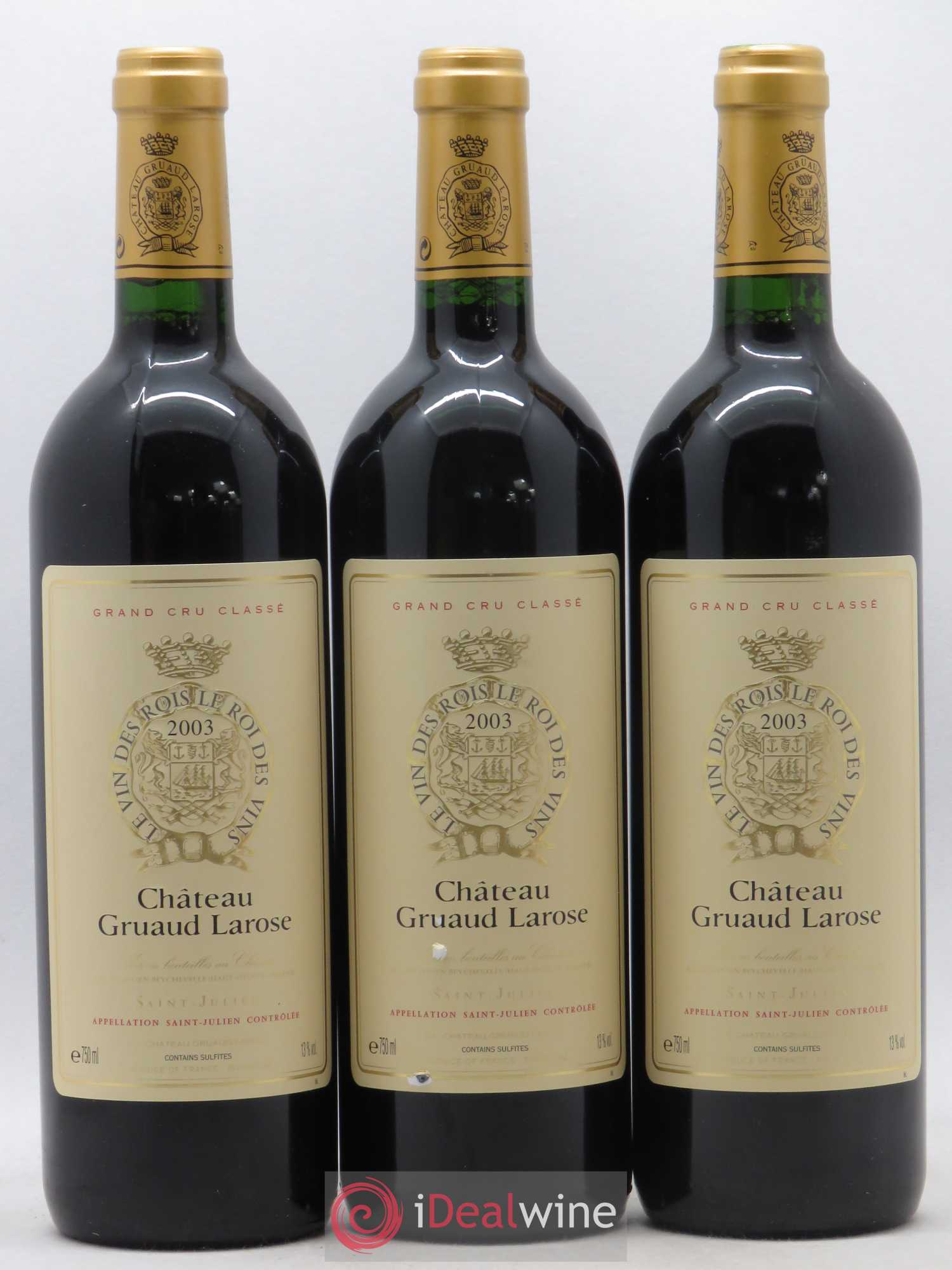 Château Gruaud Larose 2ème Grand Cru Classé 2003 - Lot de 12 bouteilles - 4
