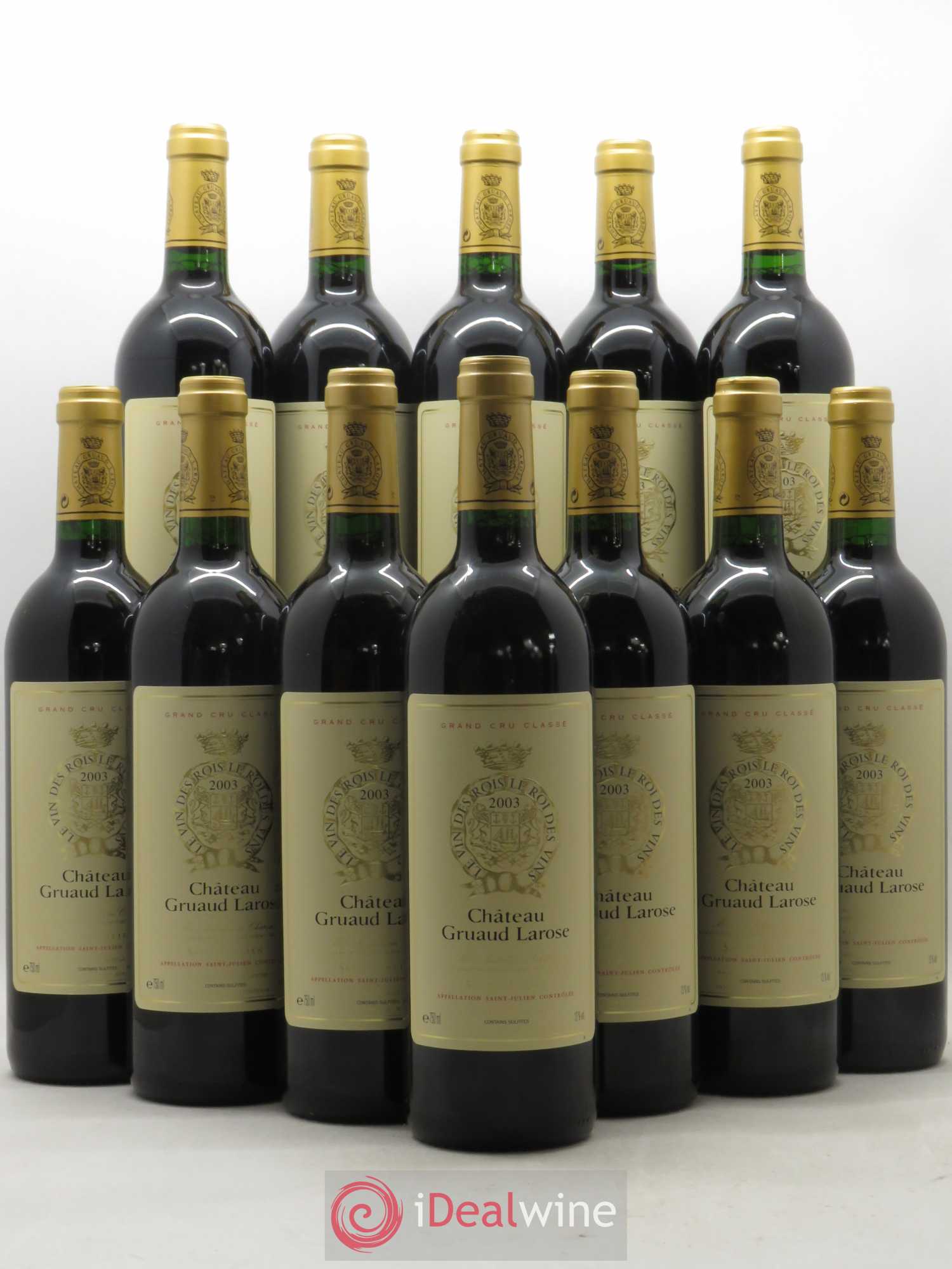 Château Gruaud Larose 2ème Grand Cru Classé 2003 - Lot de 12 bouteilles - 0