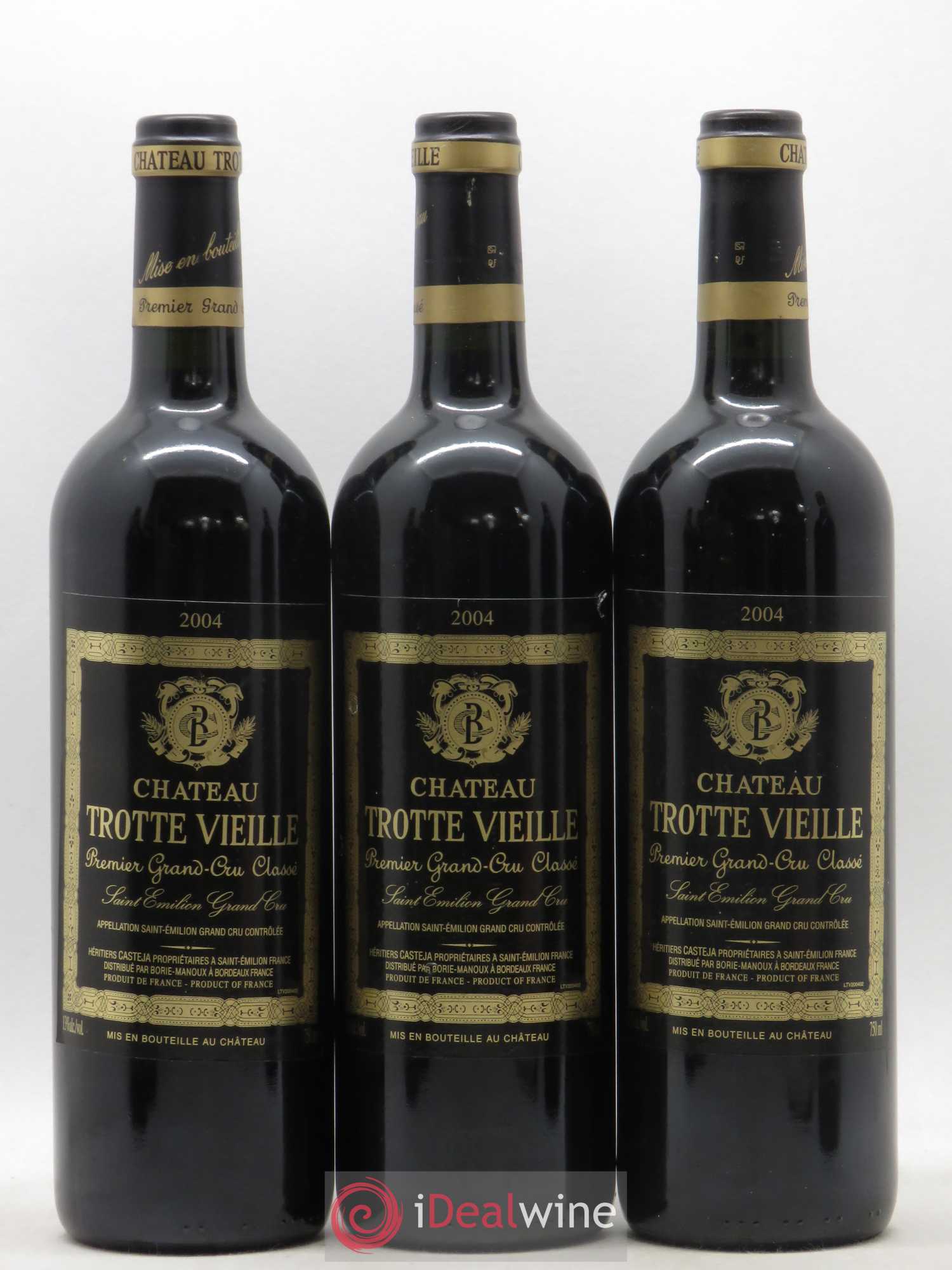 Château Trotte Vieille 1er Grand Cru Classé B 2004 - Lot de 6 bouteilles - 1