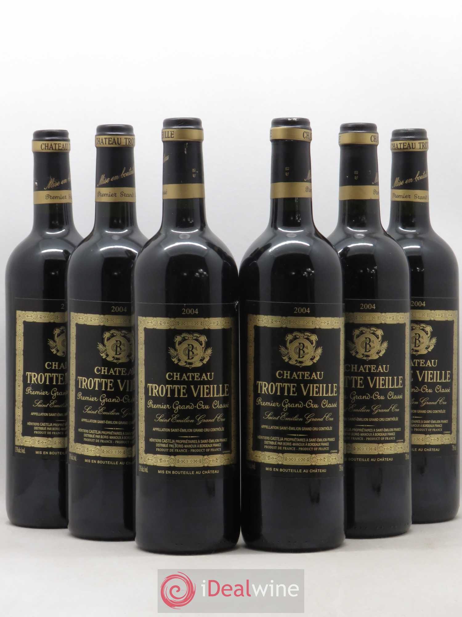 Château Trotte Vieille 1er Grand Cru Classé B 2004 - Lot de 6 bouteilles - 0