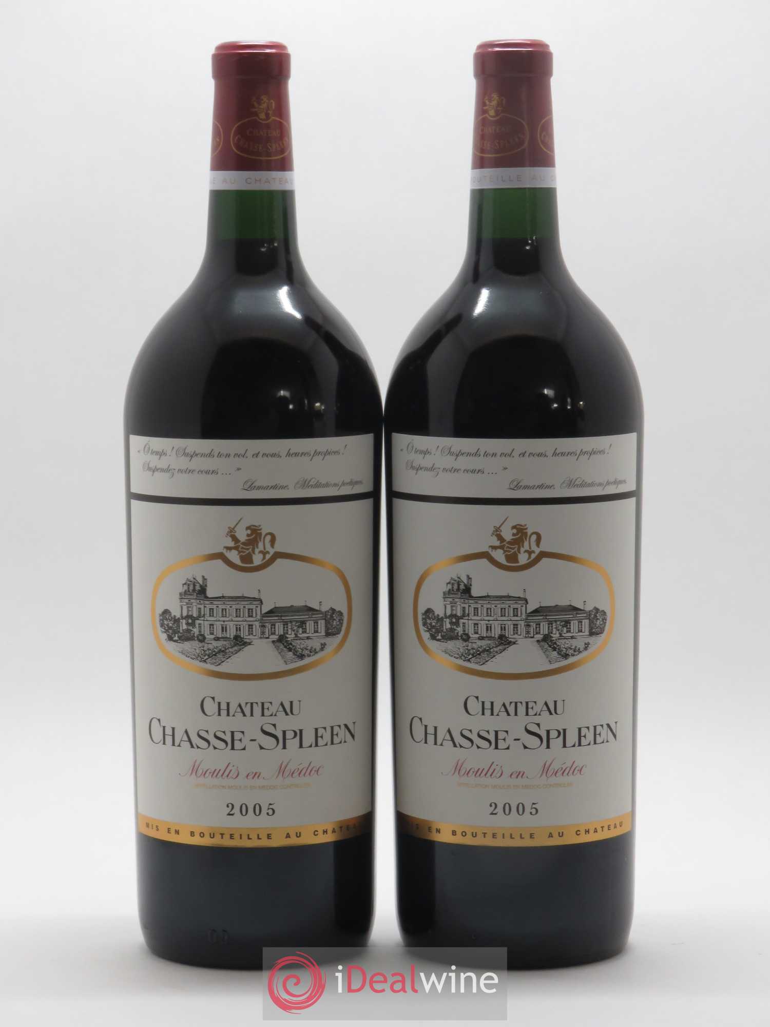 Château Chasse Spleen 2005 - Lot de 2 magnums - 0