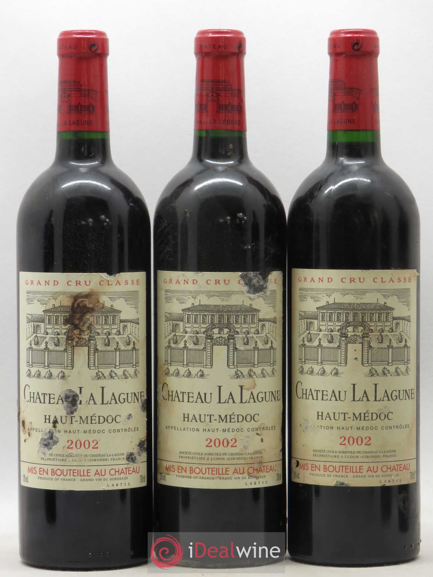 Château la Lagune 3ème Grand Cru Classé 2002 - Lot de 6 bouteilles - 1