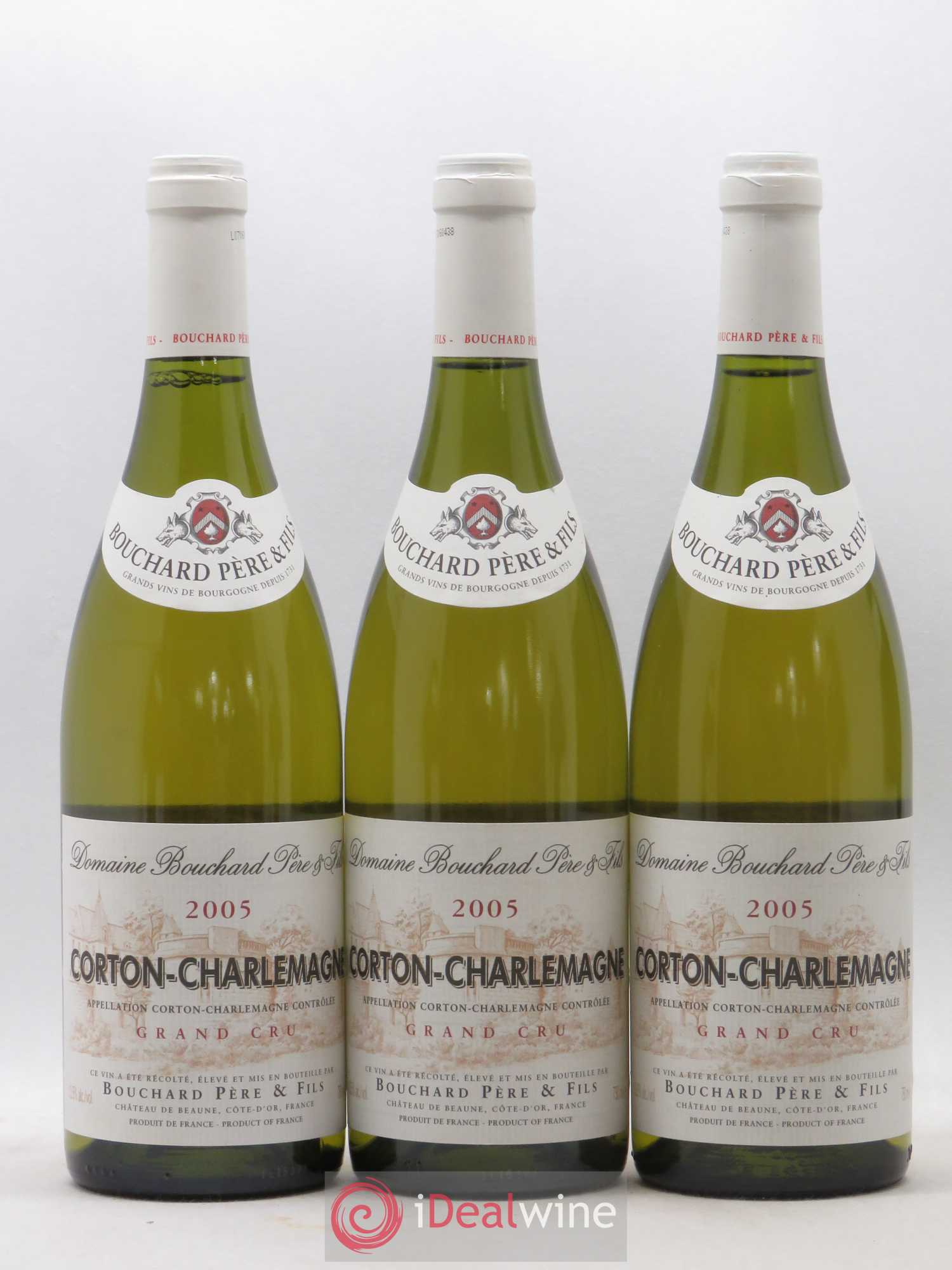 Corton-Charlemagne Grand Cru Bouchard Père & Fils 2005 - Lot de 6 bouteilles - 1