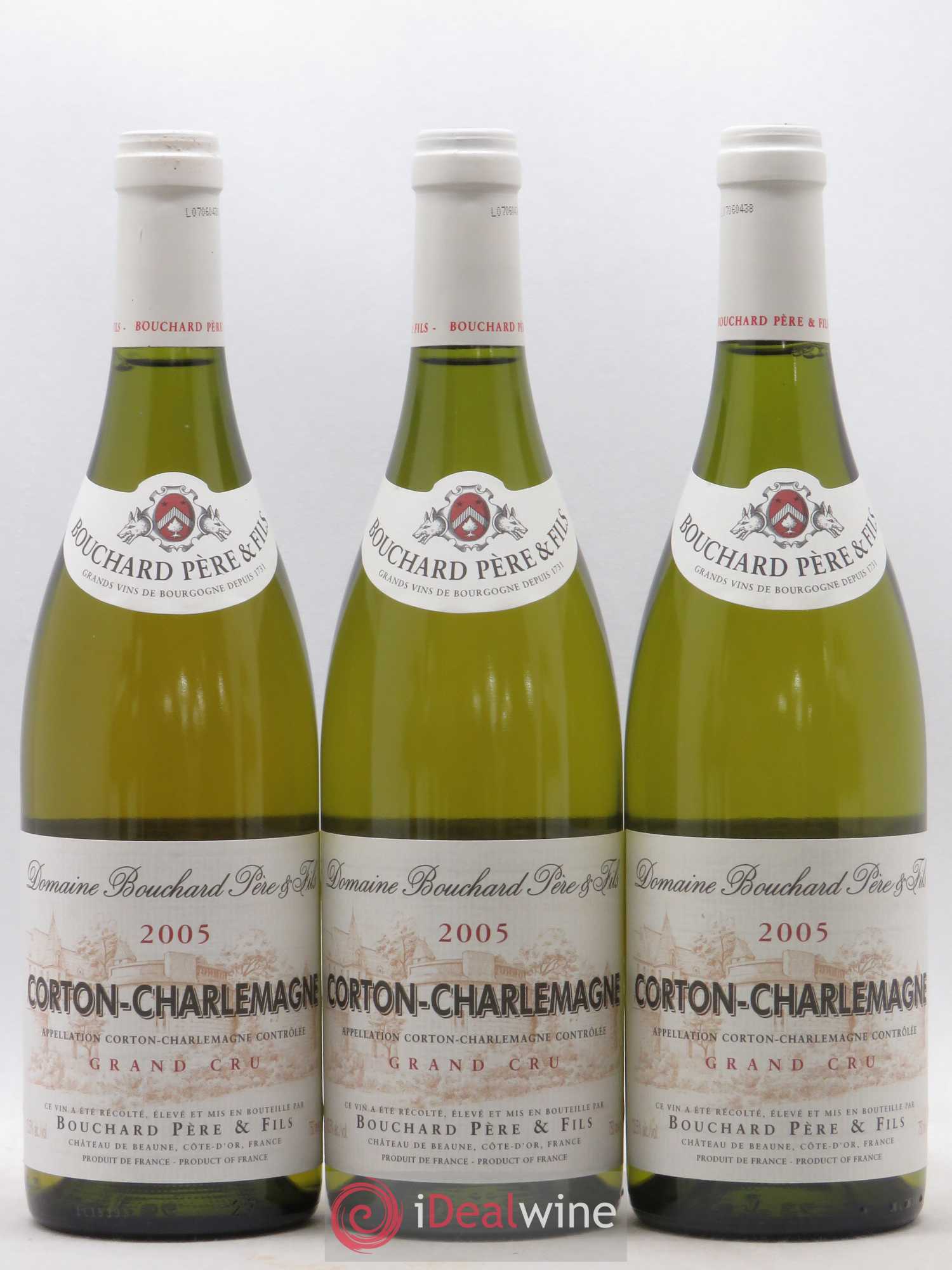 Corton-Charlemagne Grand Cru Bouchard Père & Fils 2005 - Lot de 6 bouteilles - 3