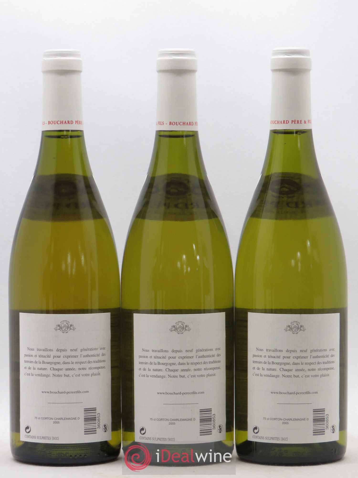 Corton-Charlemagne Grand Cru Bouchard Père & Fils 2005 - Lot de 6 bouteilles - 4