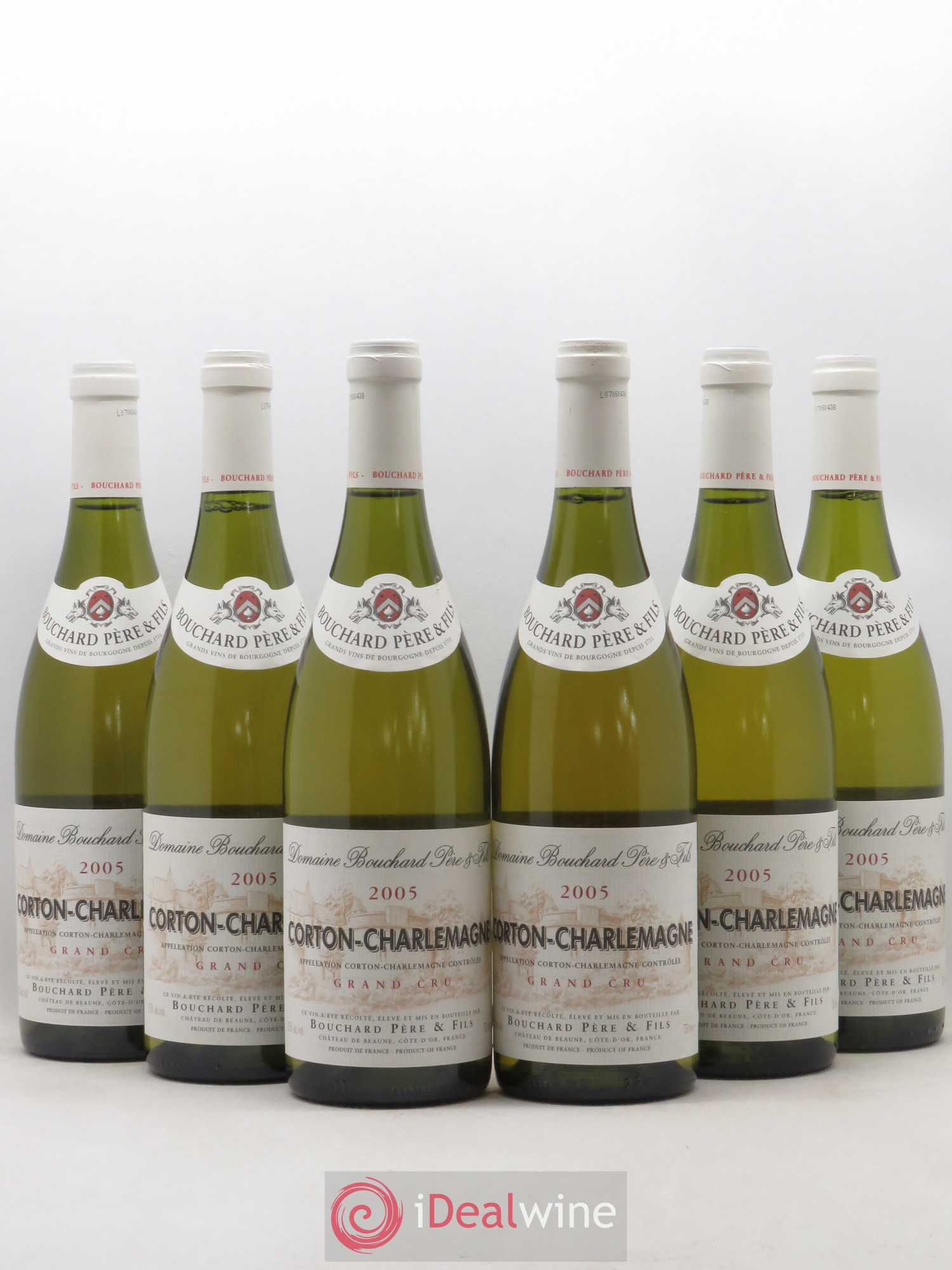 Corton-Charlemagne Grand Cru Bouchard Père & Fils 2005 - Lot de 6 bouteilles - 0