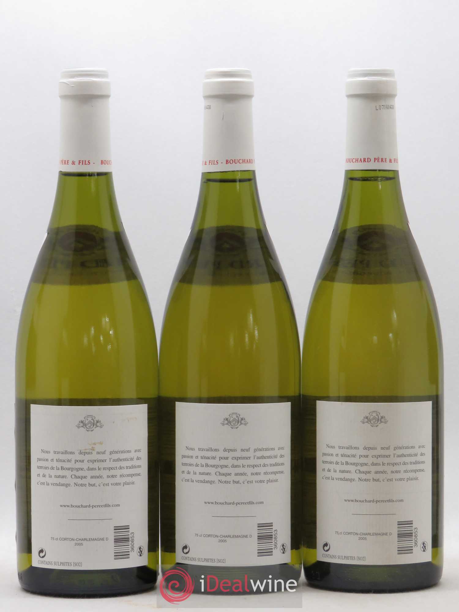 Corton-Charlemagne Grand Cru Bouchard Père & Fils 2005 - Lot de 6 bouteilles - 2