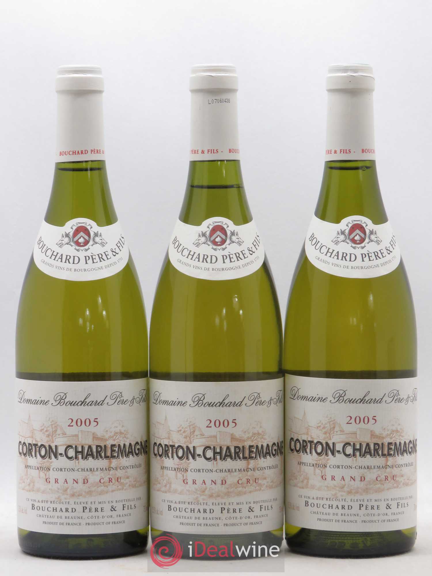 Corton-Charlemagne Grand Cru Bouchard Père & Fils 2005 - Lot de 6 bouteilles - 3