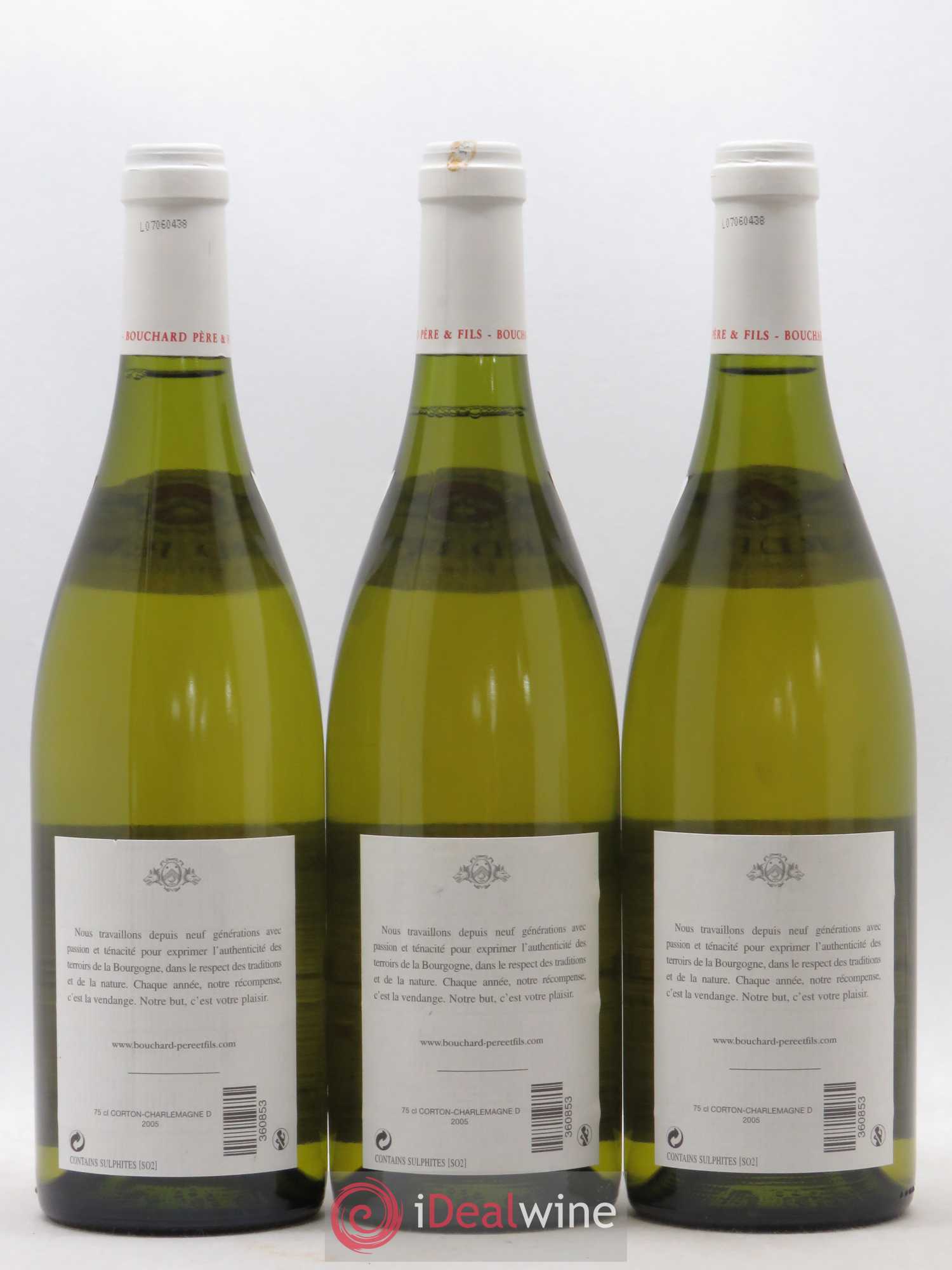 Corton-Charlemagne Grand Cru Bouchard Père & Fils 2005 - Lot de 6 bouteilles - 4