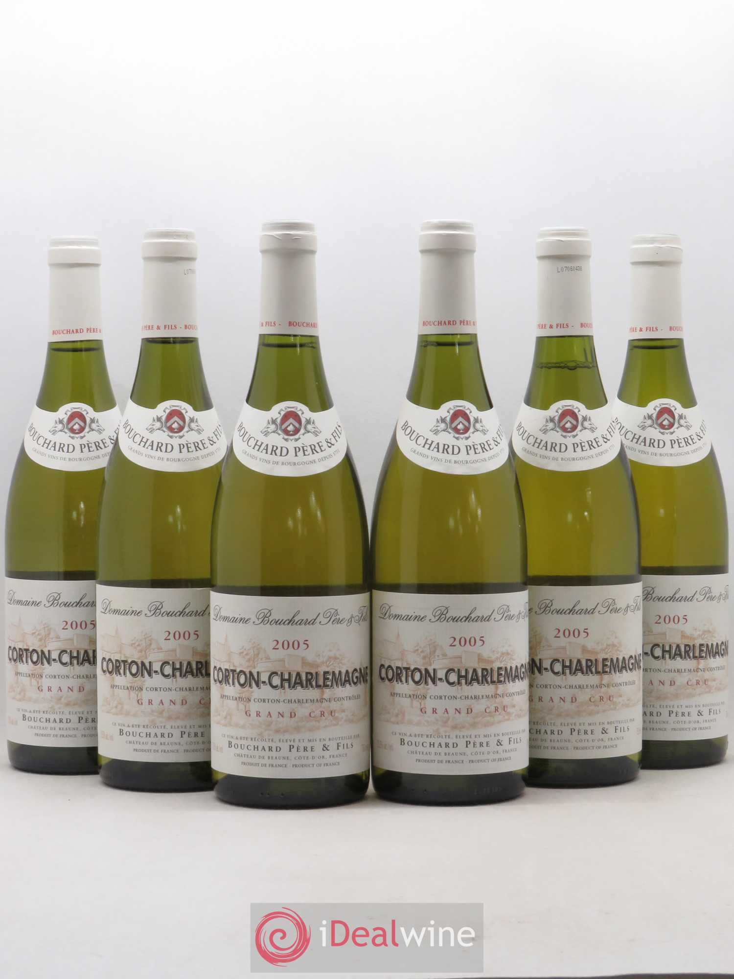 Corton-Charlemagne Grand Cru Bouchard Père & Fils 2005 - Lot de 6 bouteilles - 0