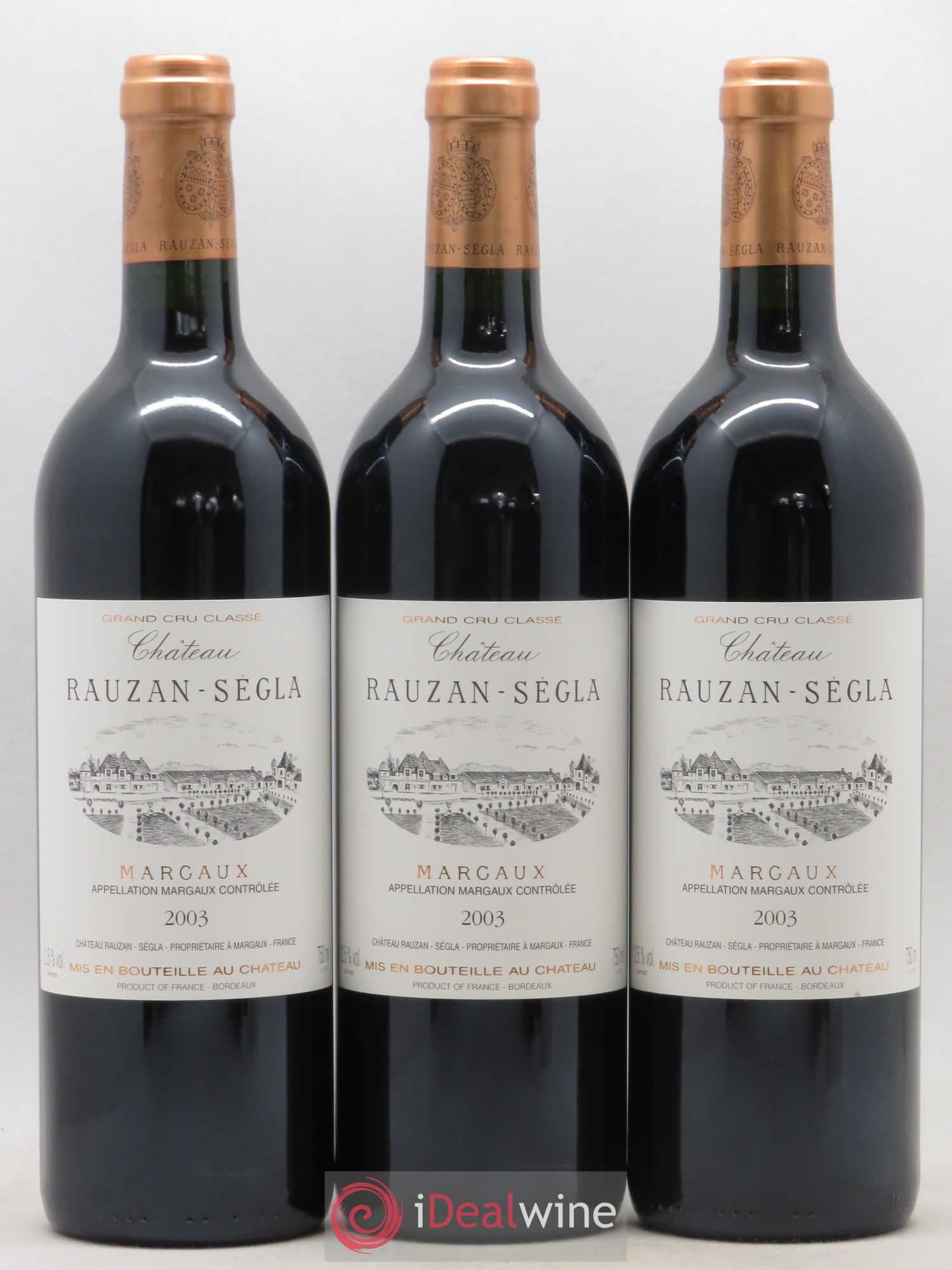 Château Rauzan Ségla Grand Cru Classé 2003 - Lot de 12 bouteilles - 3