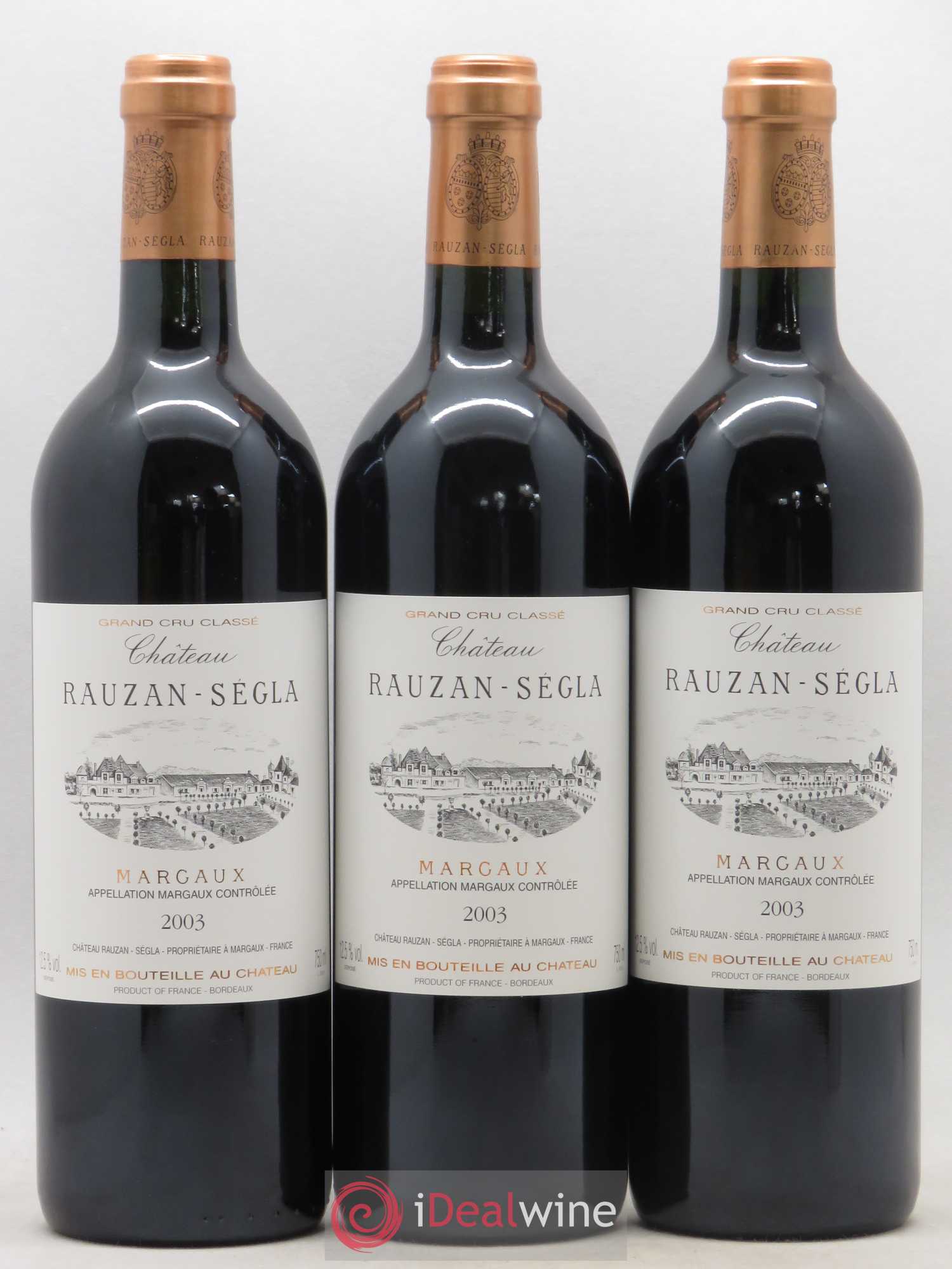 Château Rauzan Ségla Grand Cru Classé 2003 - Lot de 12 bouteilles - 4