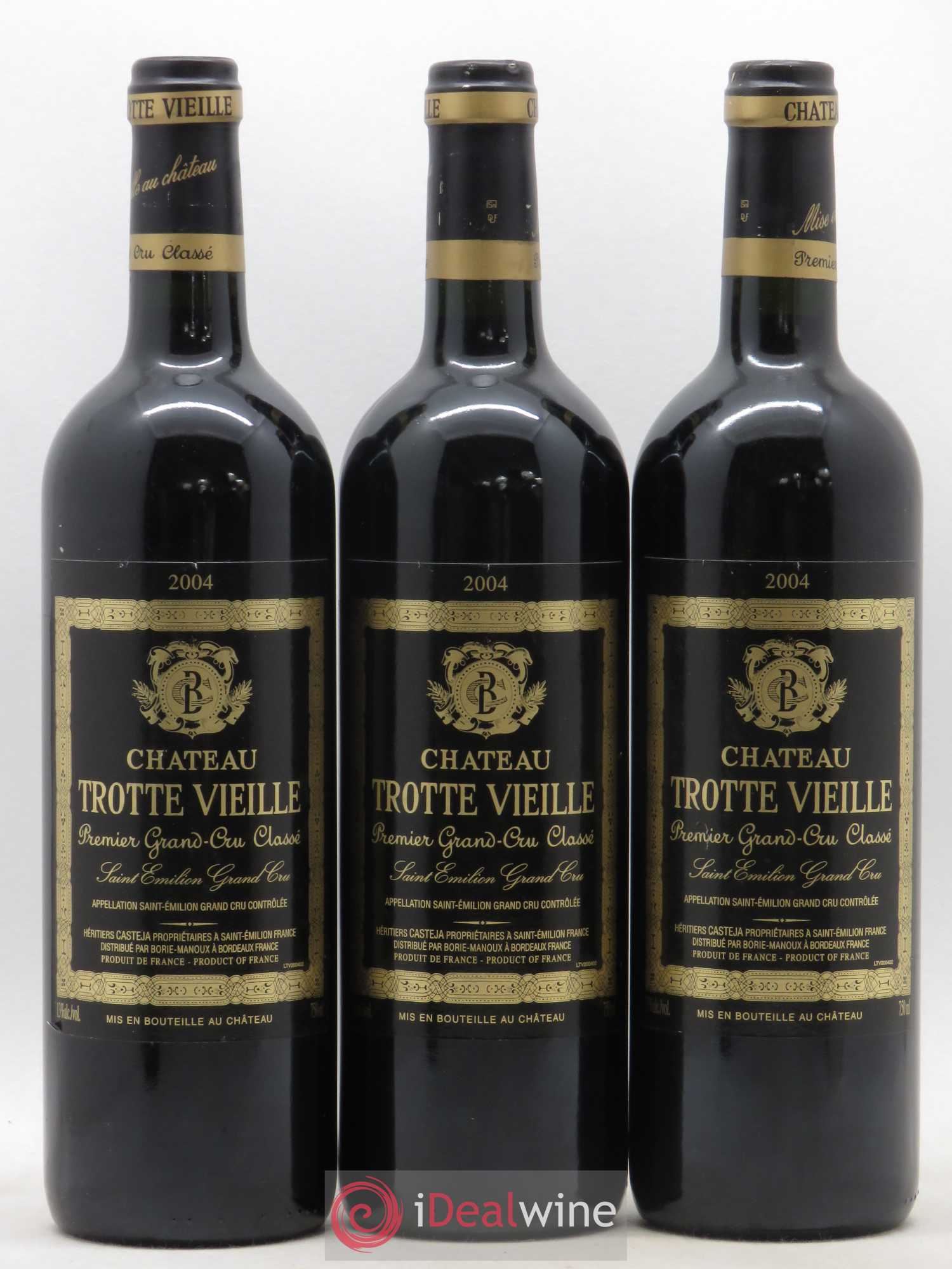 Château Trotte Vieille 1er Grand Cru Classé B 2004 - Posten von 6 Flaschen - 1