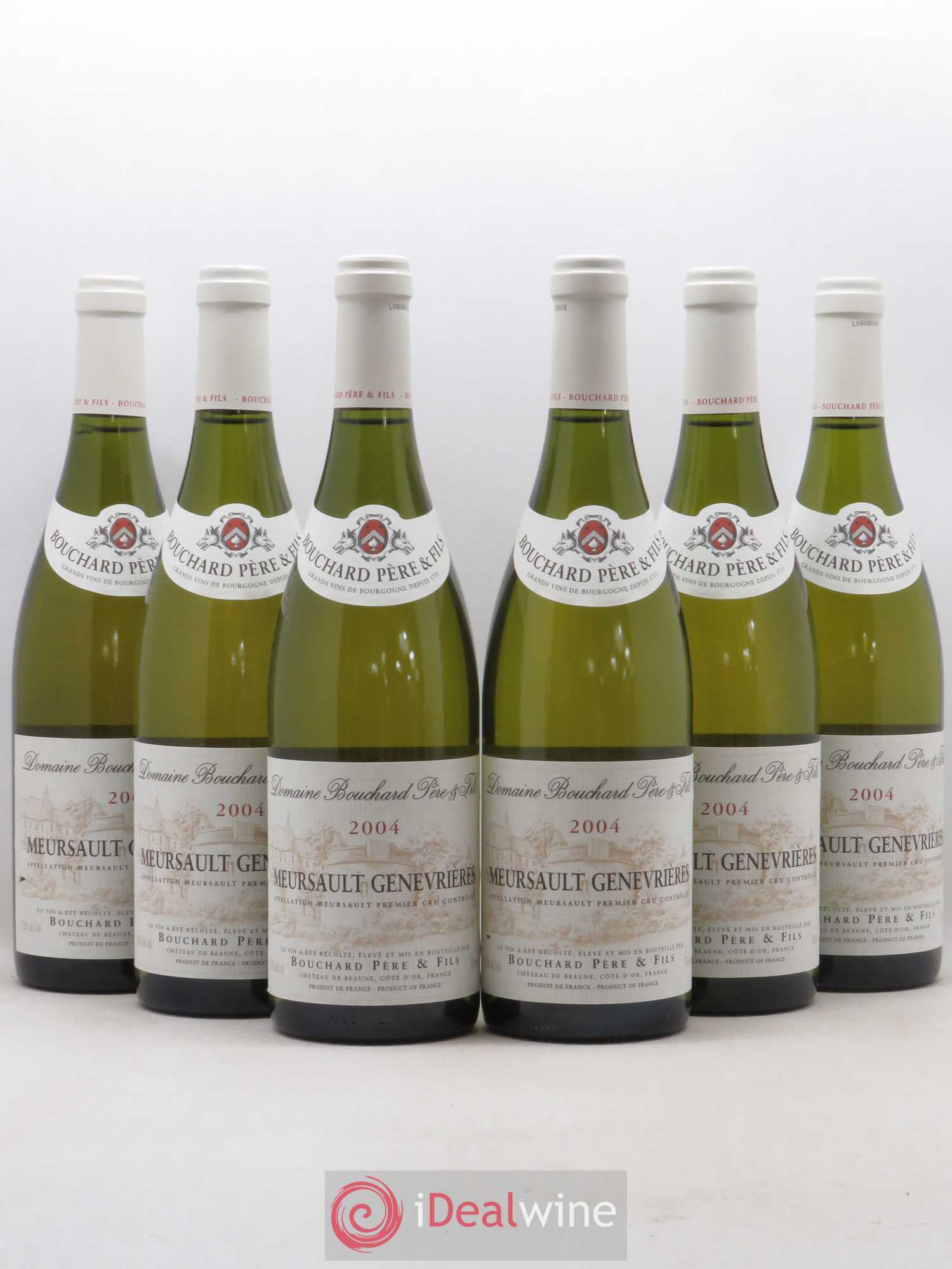 Meursault 1er Cru Genevrières Bouchard Père & Fils 2004 - Lot de 6 bouteilles - 0