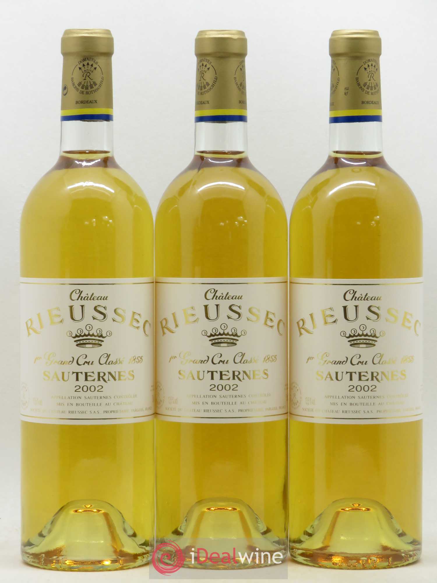 Château Rieussec 1er Grand Cru Classé 2002 - Lotto di 12 bottiglie - 1