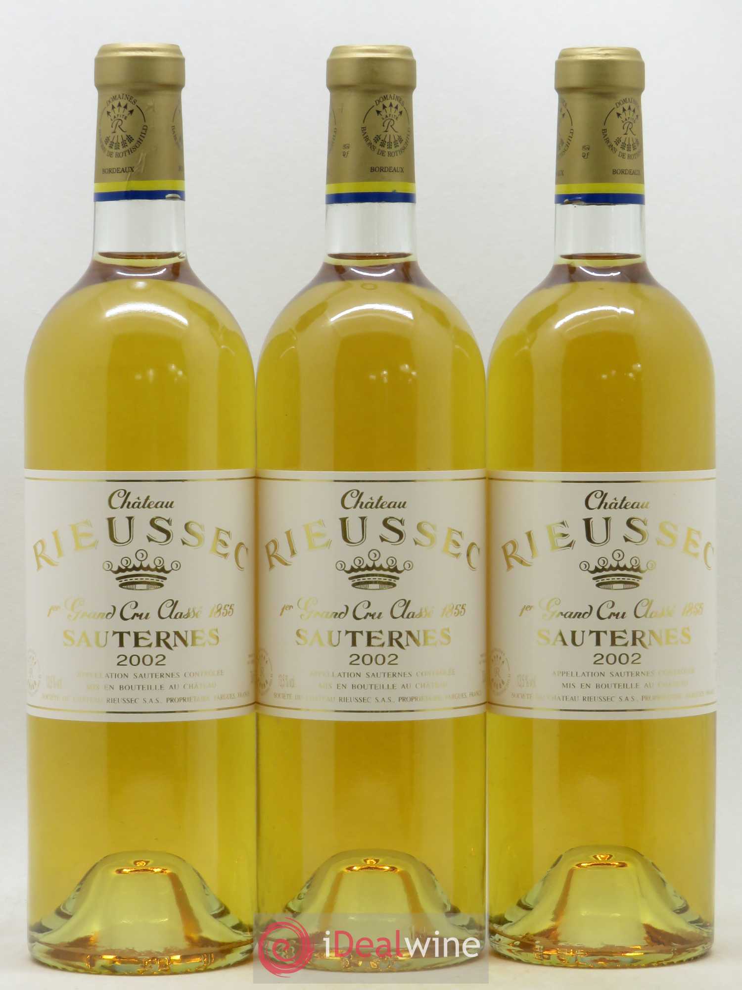 Château Rieussec 1er Grand Cru Classé 2002 - Lotto di 12 bottiglie - 3