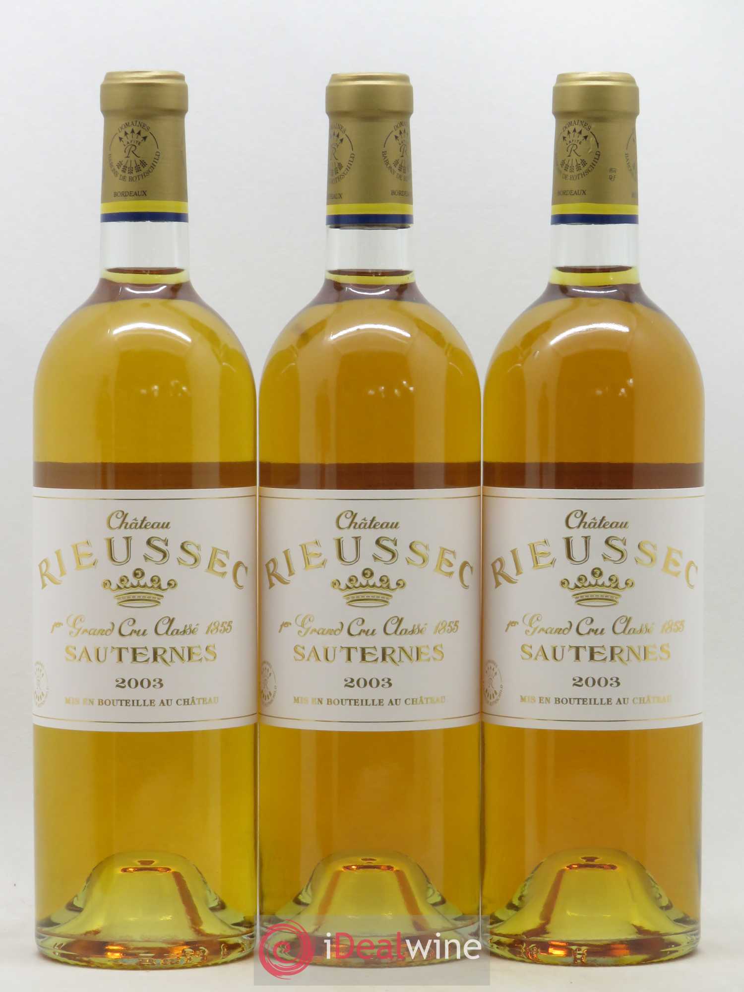 Château Rieussec 1er Grand Cru Classé 2003 - Lotto di 12 bottiglie - 1