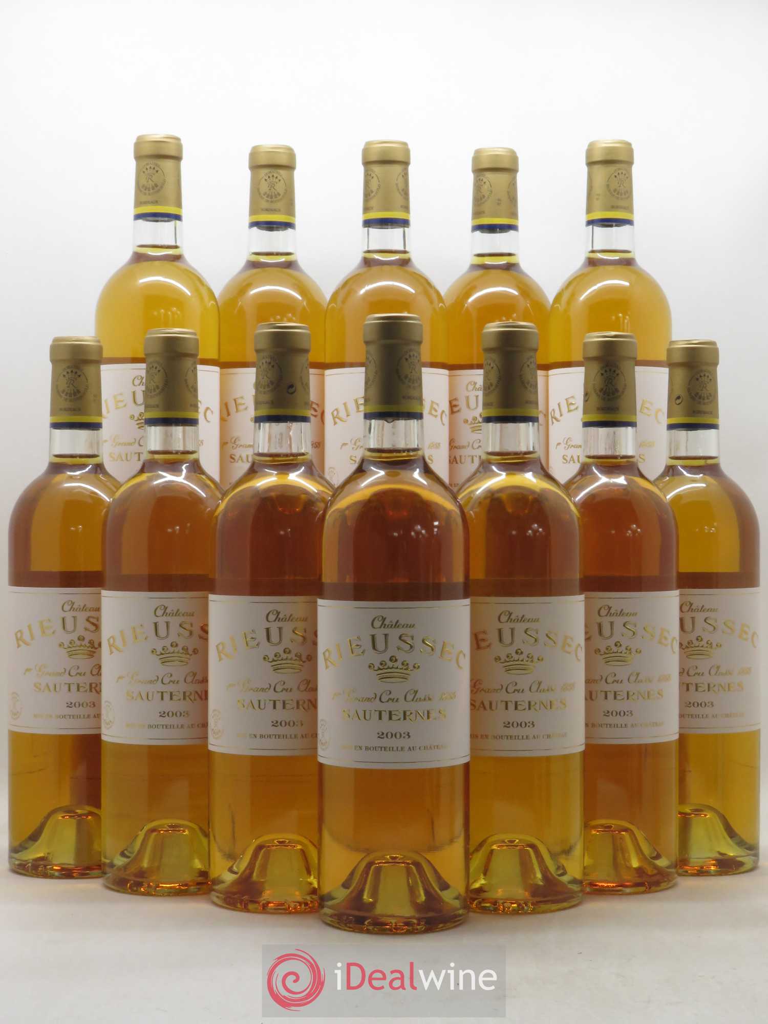 Château Rieussec 1er Grand Cru Classé 2003 - Lotto di 12 bottiglie - 0