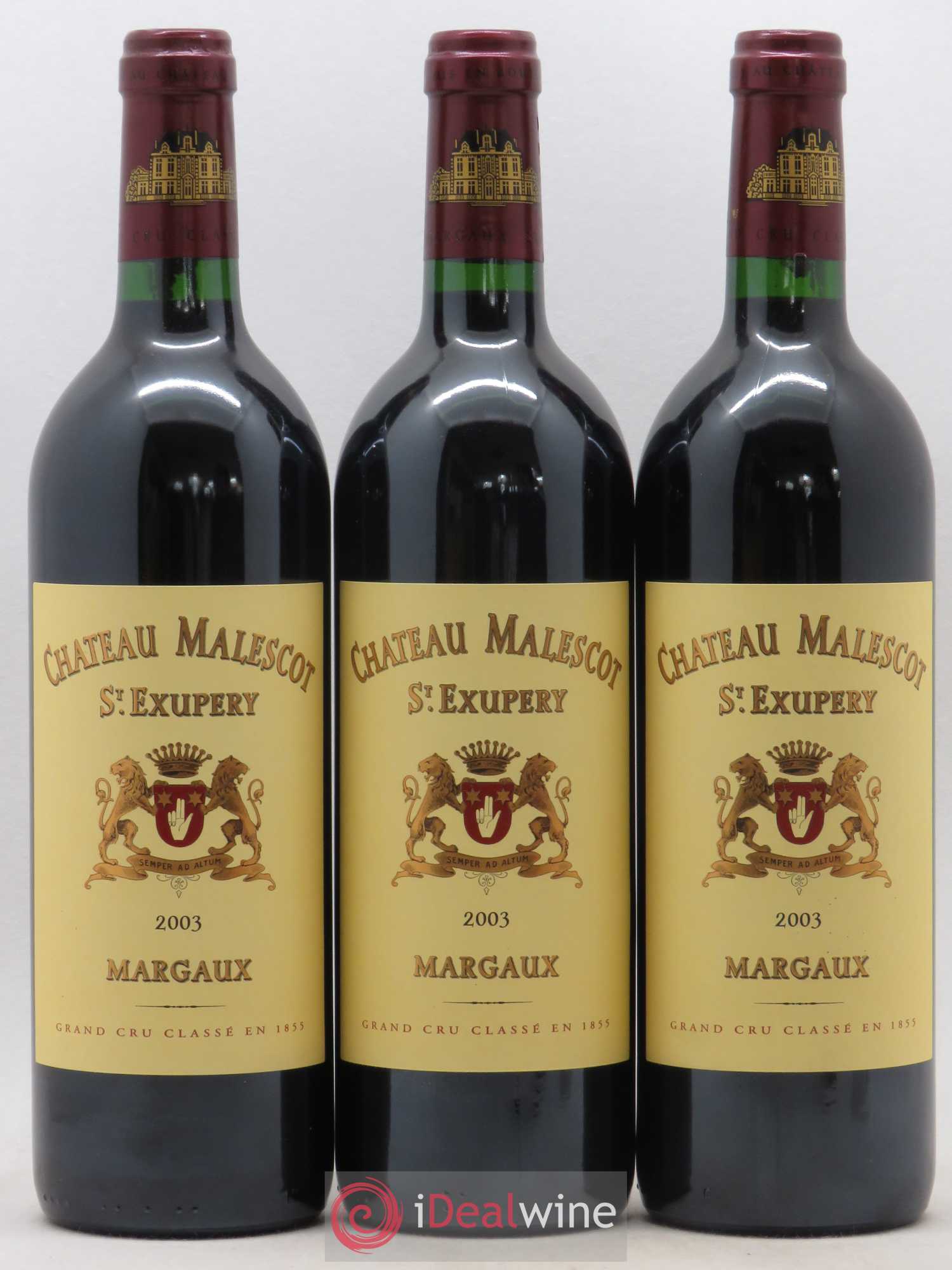 Château Malescot Saint-Exupéry 3ème Grand Cru Classé 2003 - Lot de 12 bouteilles - 1