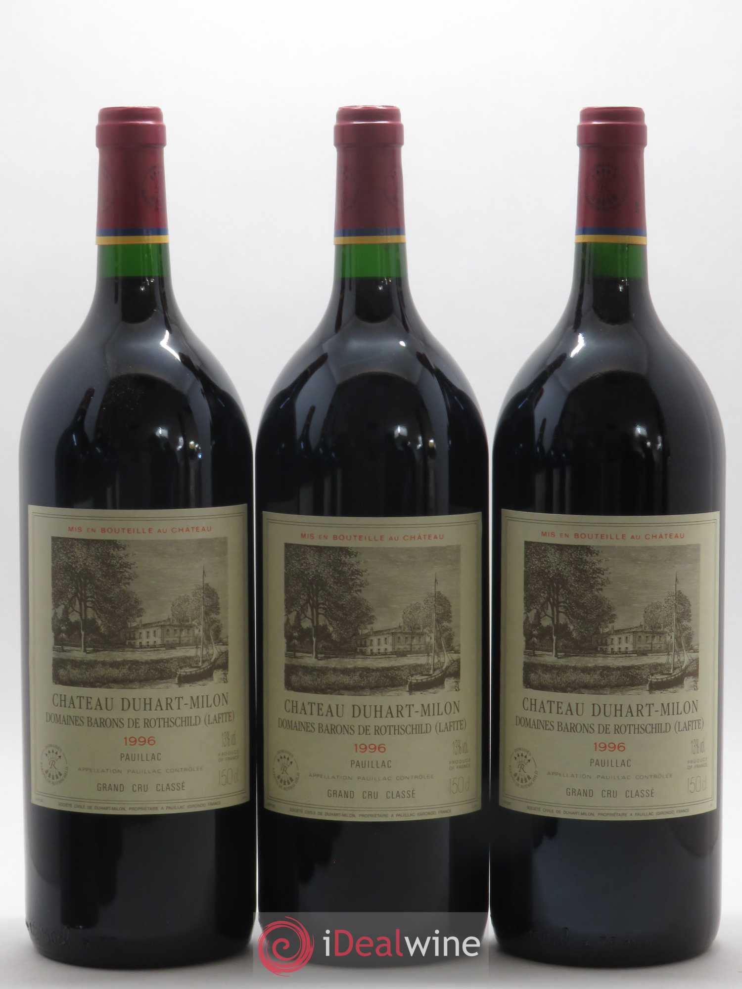 Château Duhart-Milon 4ème Grand Cru Classé 1996 - Lot de 6 magnums - 1