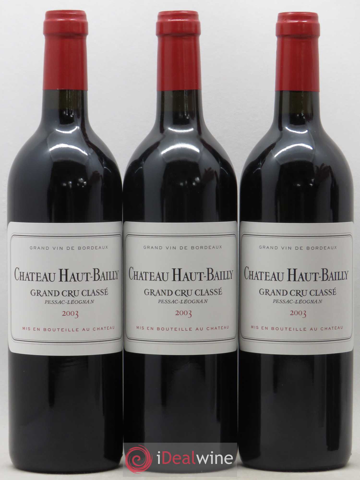 Château Haut-Bailly Cru Classé de Graves 2003 - Lot de 12 bouteilles - 2